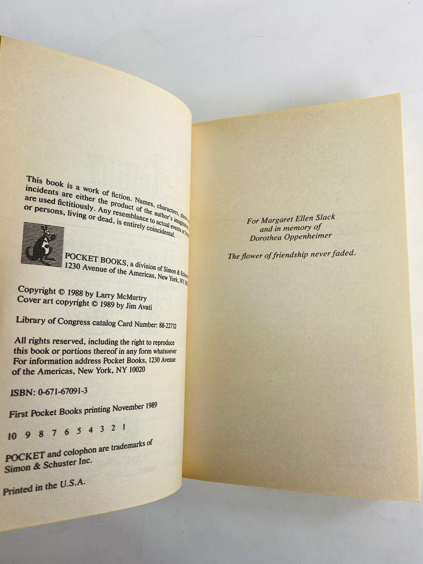 1988 Larry McMurtry Anything for Billy FIRST PRINTING vintage paperback book about Billy the Kid outlaw Texas