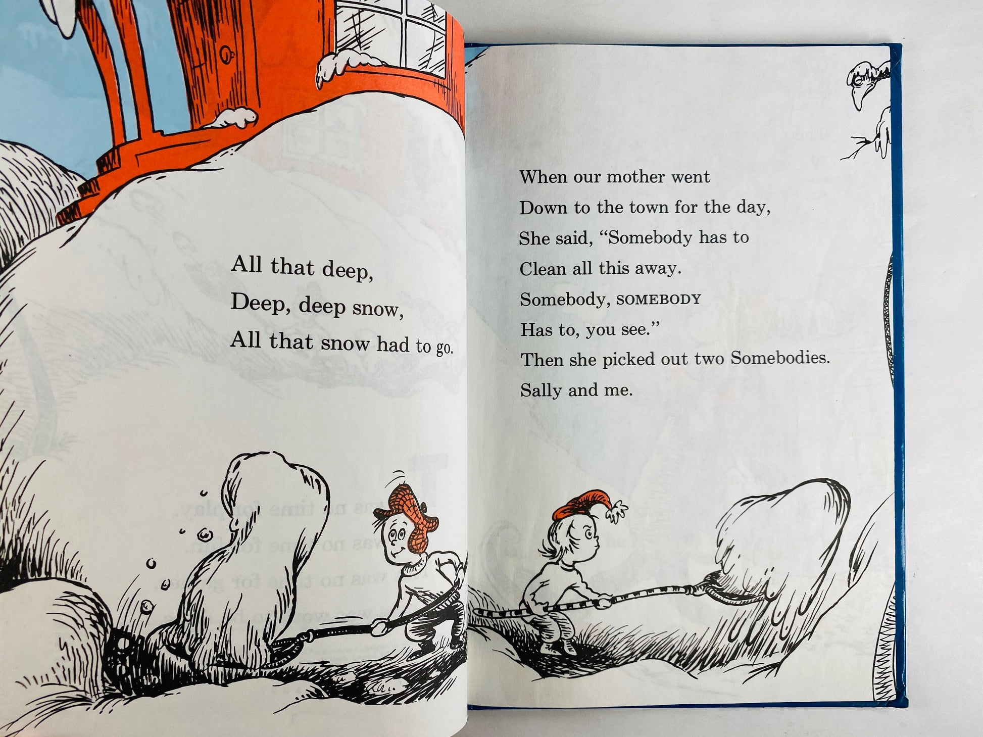 Vintage Cat in the Hat Comes Back book by Dr. Seuss circa 1958. EARLY PRINTING Grolier BC Children's Collectible.