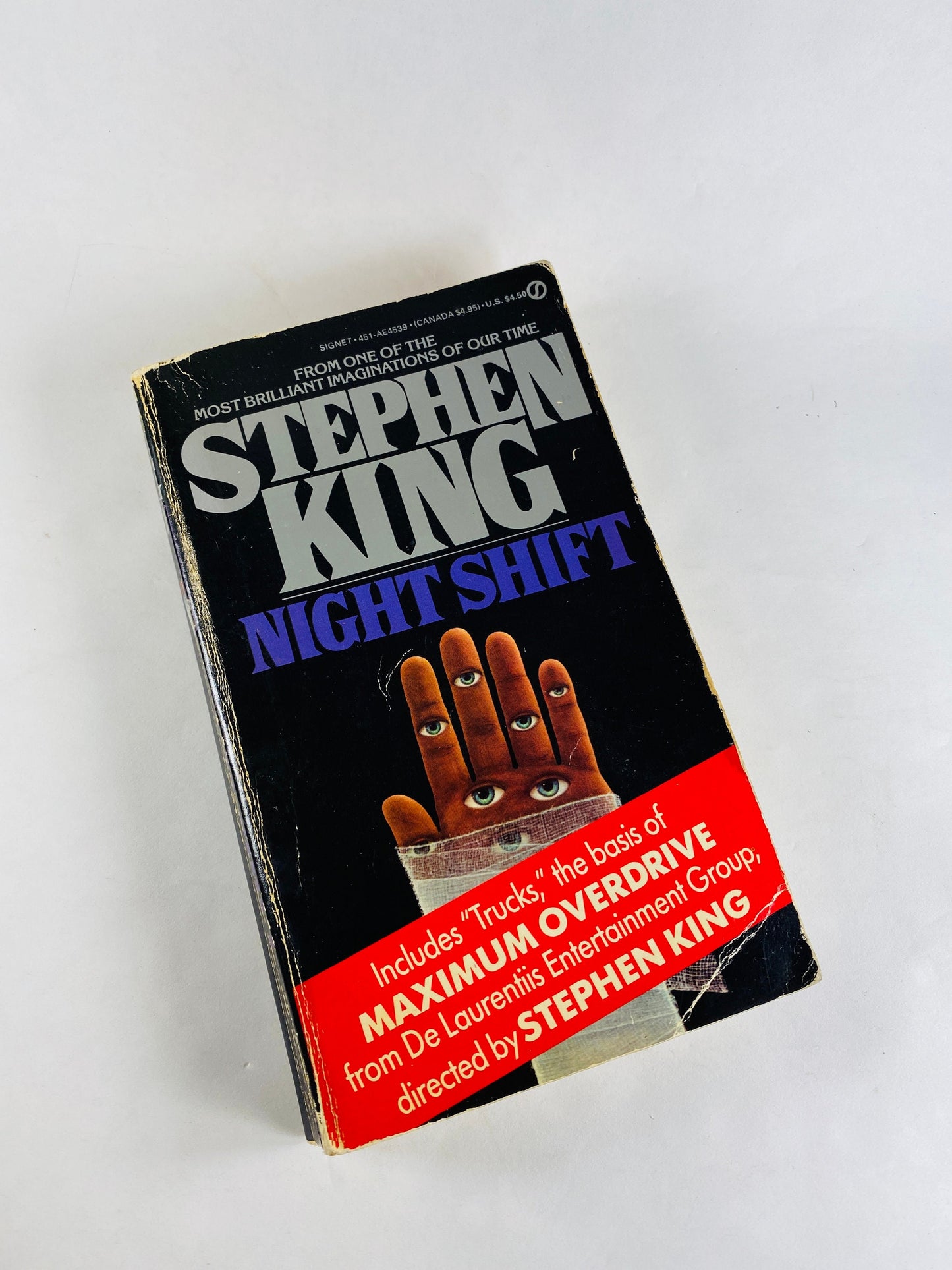 Stephen King Needful Things Night Shift and Danse Macabre vintage paperback book Signet Printing