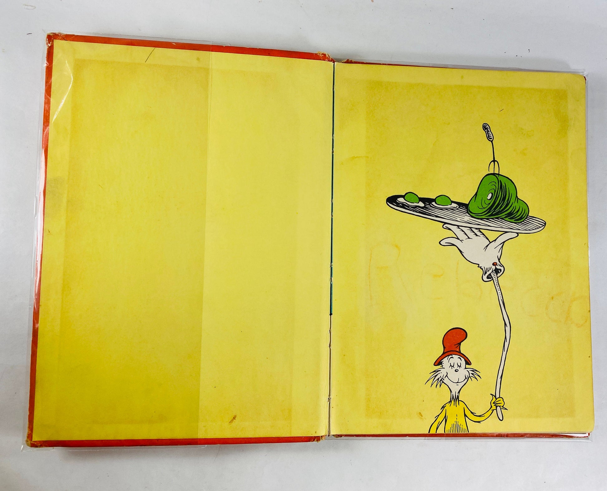 1960 Green Eggs and Ham by Dr Seuss vintage FIRST EDITION without dust jacket collectible children's book rare. Poor Condition