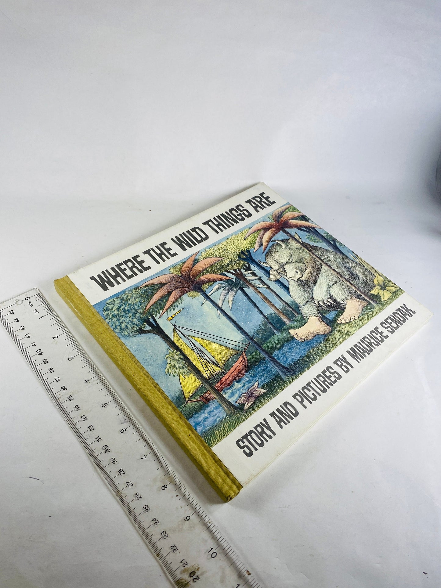 Where the Wild Things Are vintage children's book by Maurice Sendak circa 1991 25th Anniversary EDITION Caldecott Medal