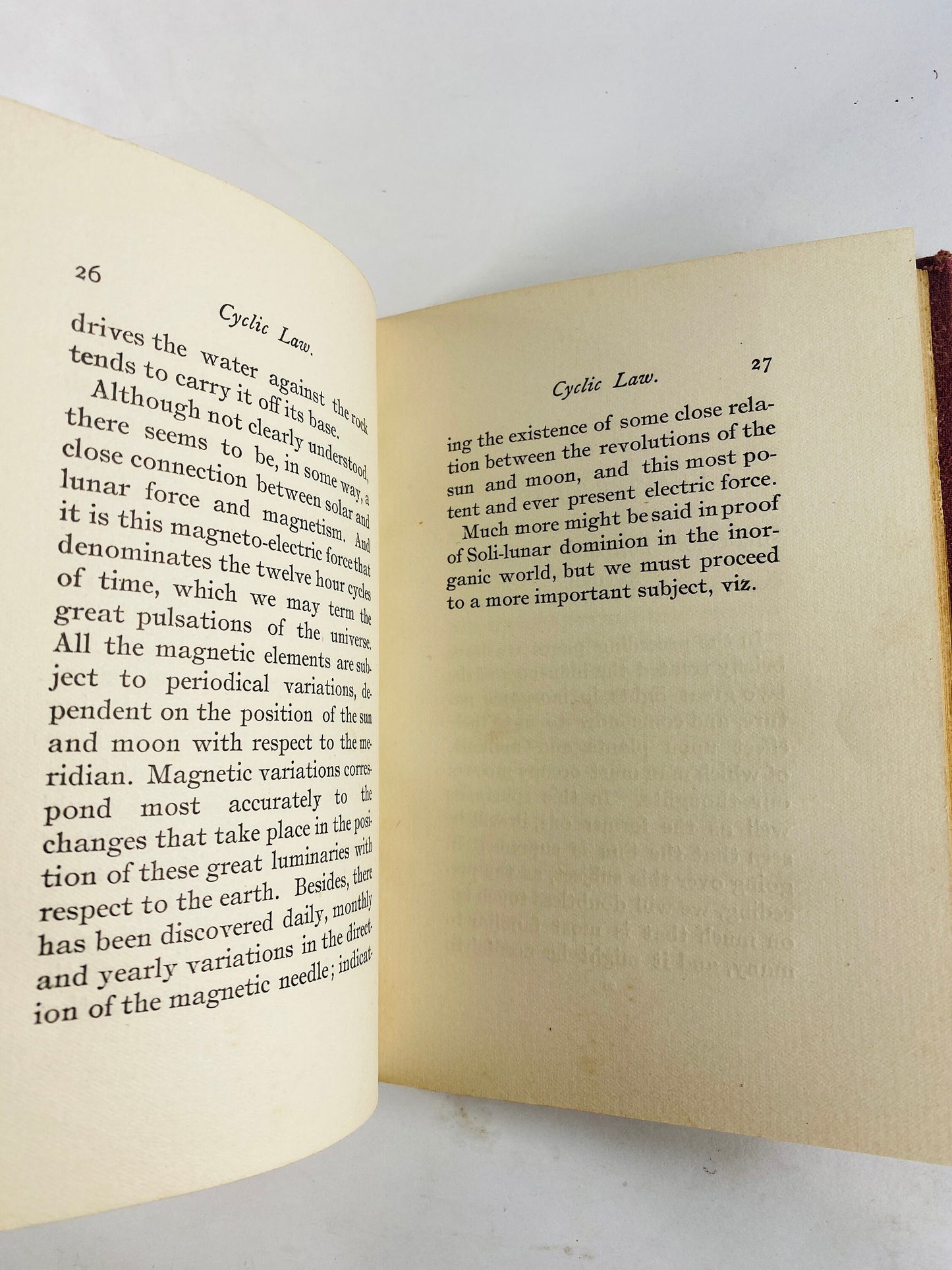 Cyclic Law vintage FIRST EDITION medical book by Thomas Reed circa 1898 about the planets and the Sex Cycle Doctor office bookshelf antique