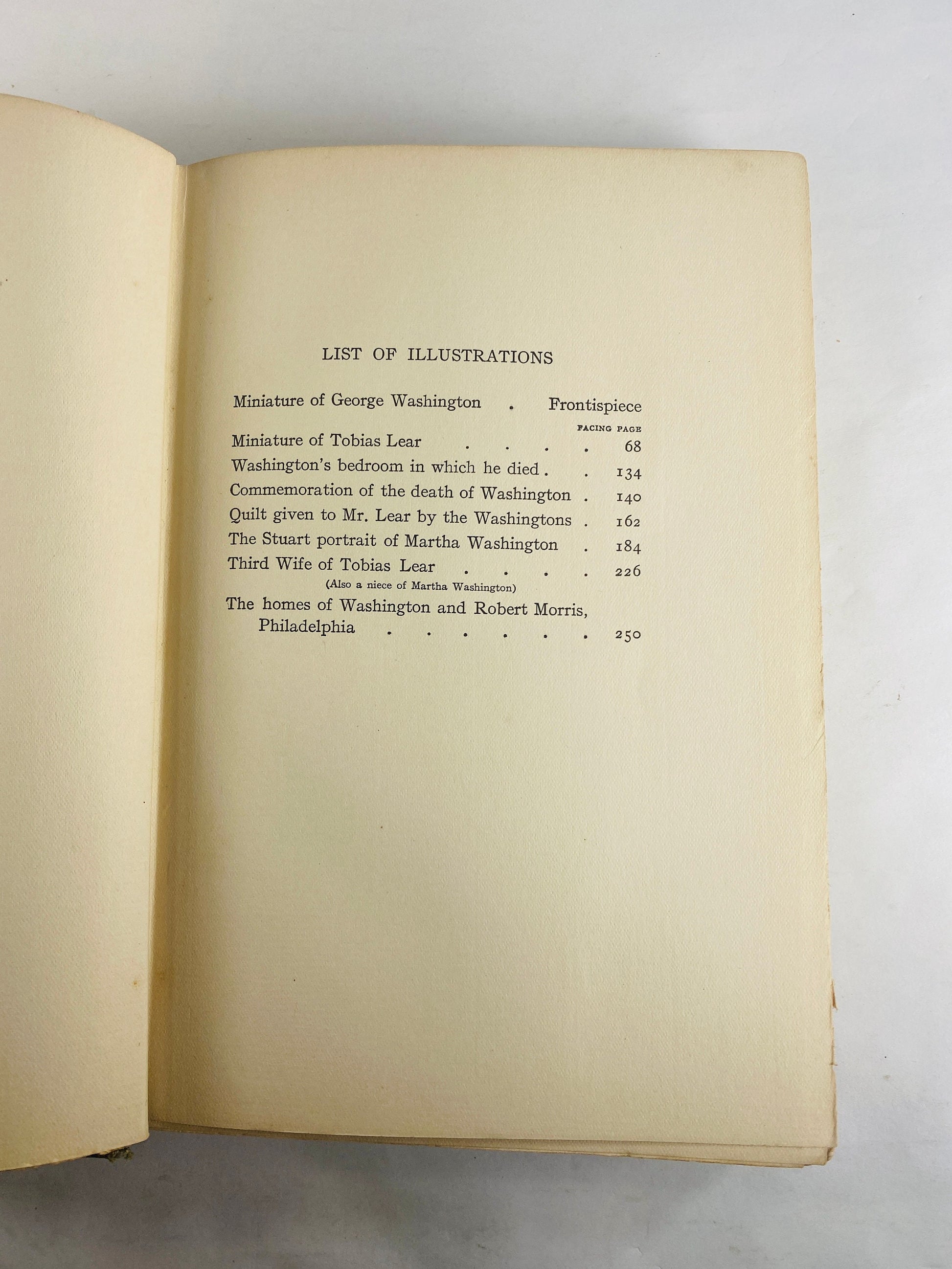 George Washington Letters and Recollections FIRST EDITION vintage book circa 1906 Tobias Lear letters from 1770-1799 diary. Bixby