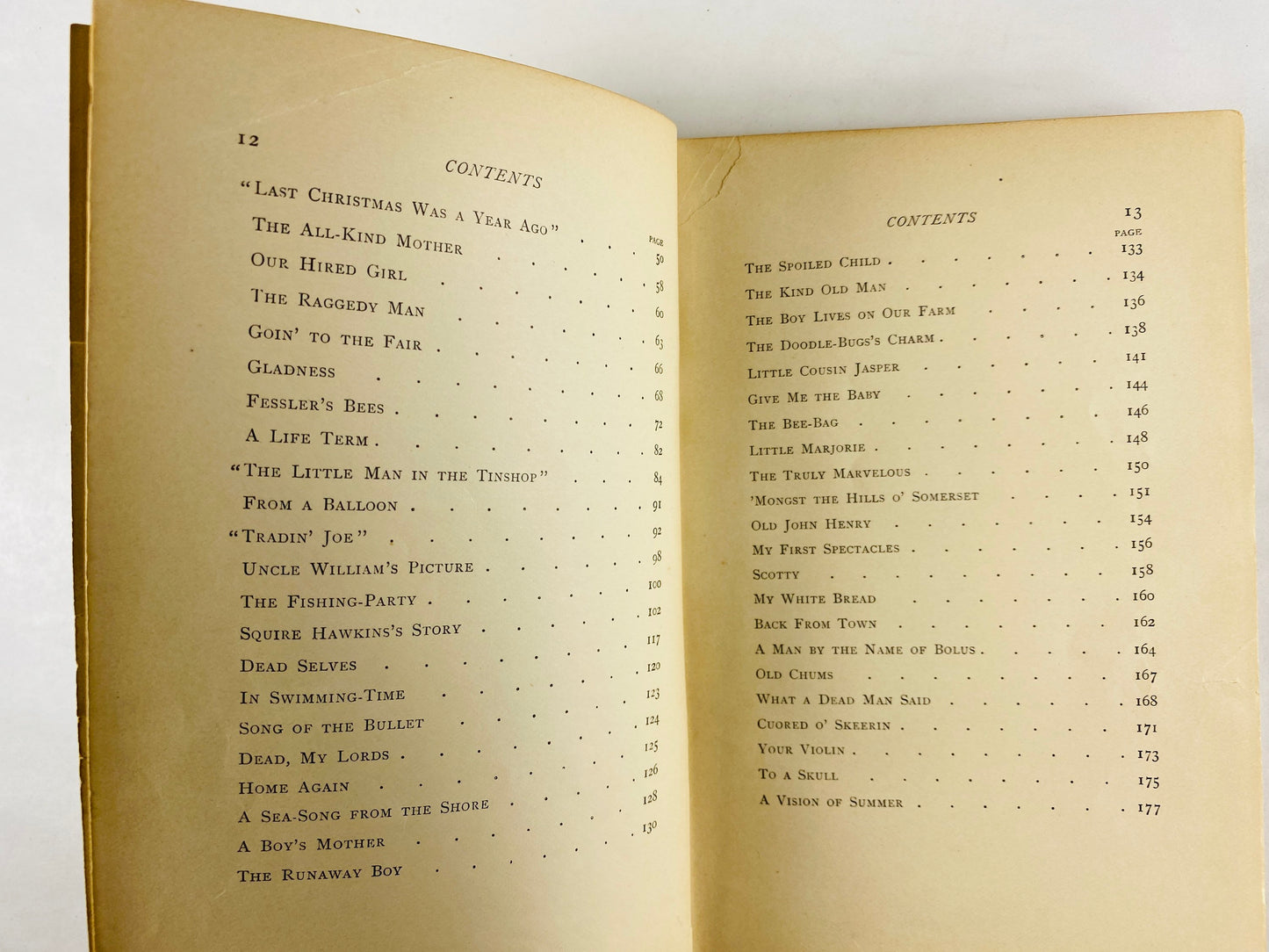 1896 Poems Here at Home by EARLY PRINTING James Whitcomb Riley Vintage book of poetry by this Indiana poet Green vellum embossed gold decor