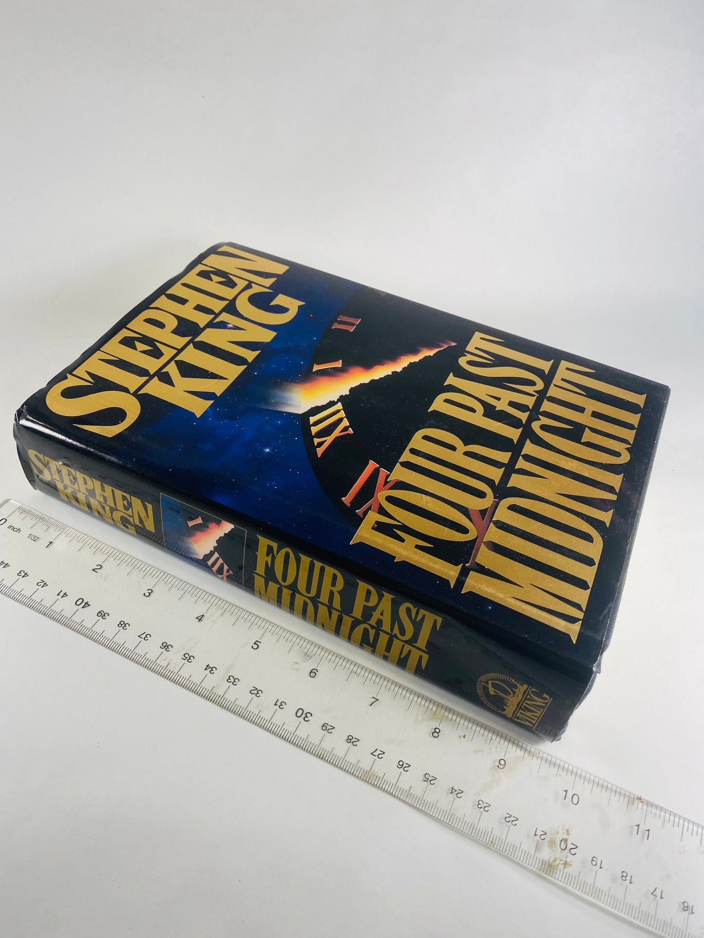 Four Past Midnight by Stephen King FIRST EDITION Vintage book circa 1990 Horror & Literary Fiction. Book lover Goth Gift.