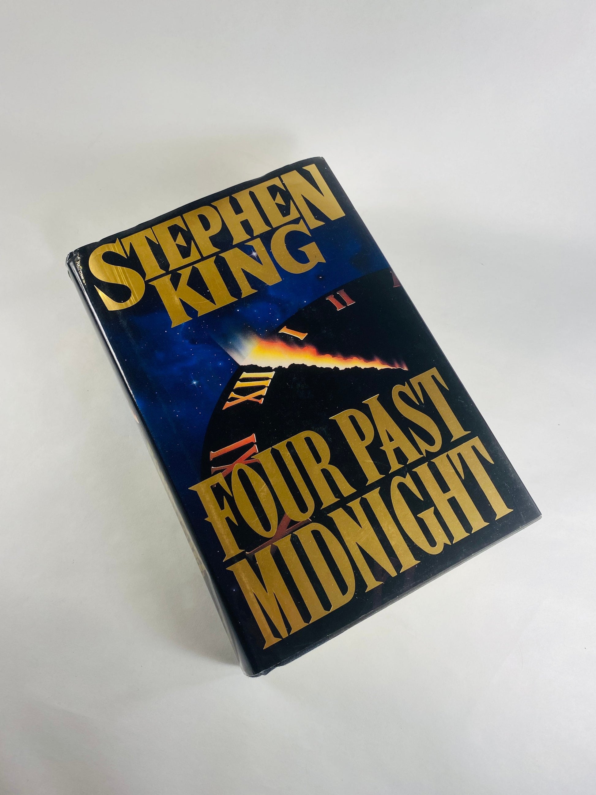 Four Past Midnight by Stephen King FIRST EDITION Vintage book circa 1990 Horror & Literary Fiction. Book lover Goth Gift.