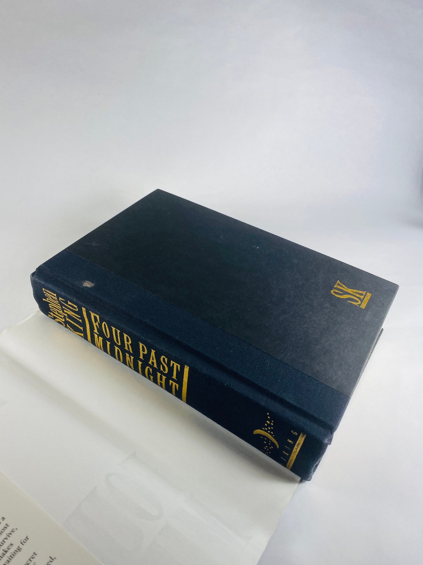 Four Past Midnight by Stephen King FIRST EDITION Vintage book circa 1990 Horror & Literary Fiction. Book lover Goth Gift.