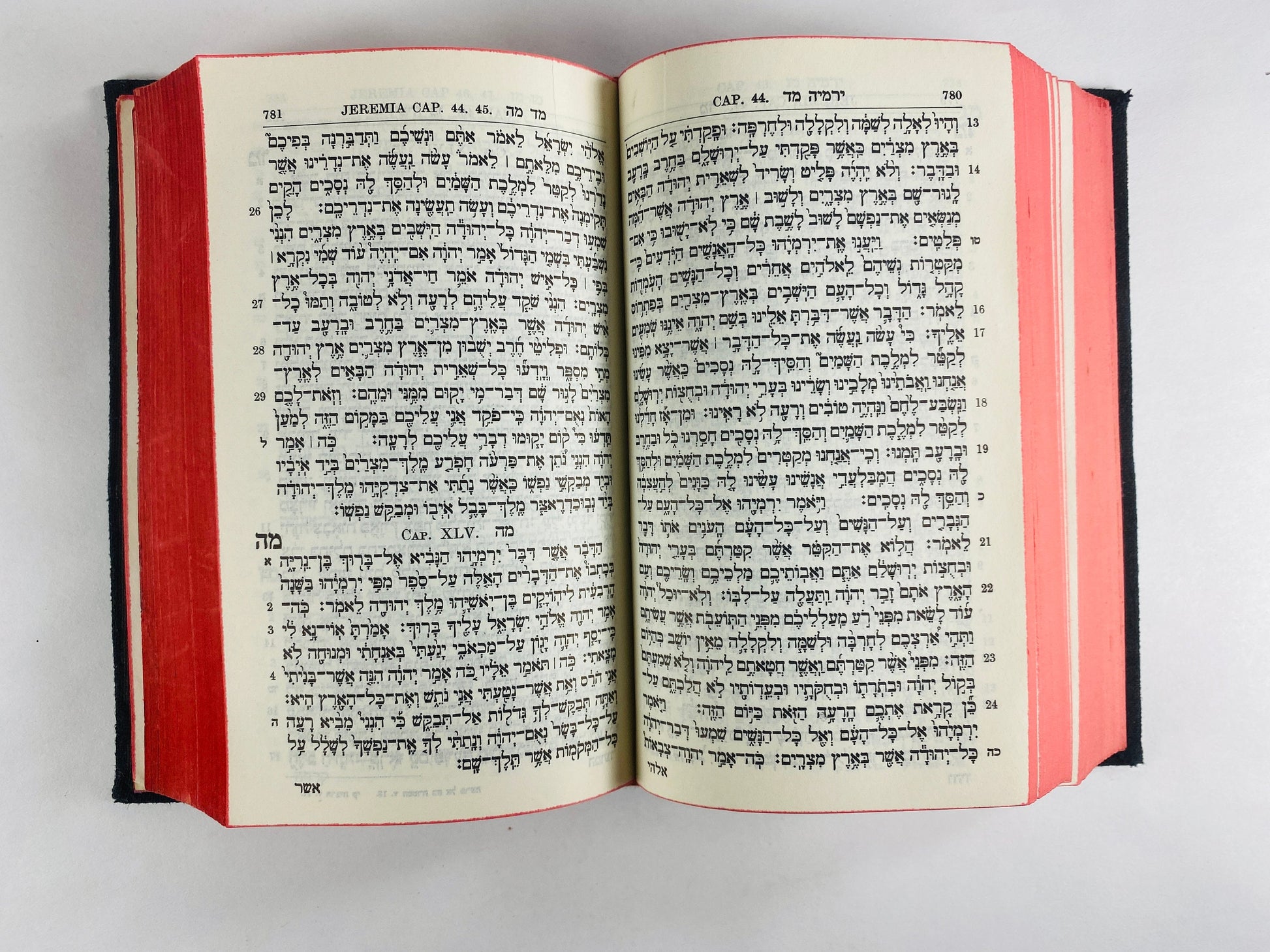 1962 Vintage British and Foreign Bible Society Israel Agency Pentateuch book Mishnah Judaica Hebraica Jewish Hebrew.