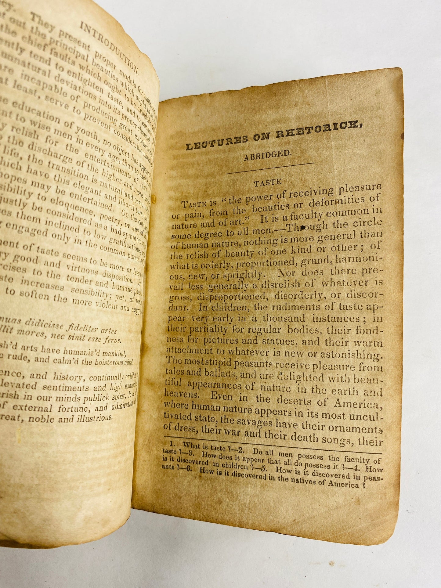 1830 Hugh Blair antique book of Sermons, Lectures & Rhetoric Minister of the Church of Scotland, Edinburgh professor Christian