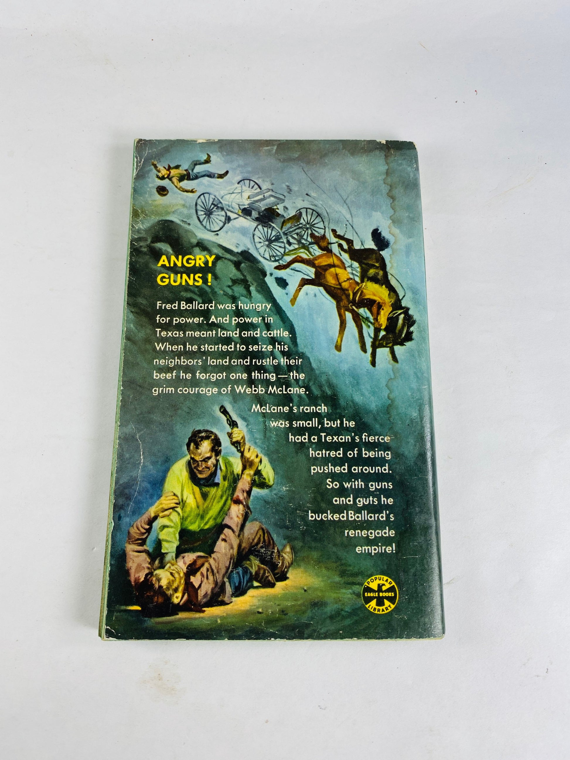 Danger Trail vintage Western paperback book circa 1954 about a Texas ranch and a renegade empire