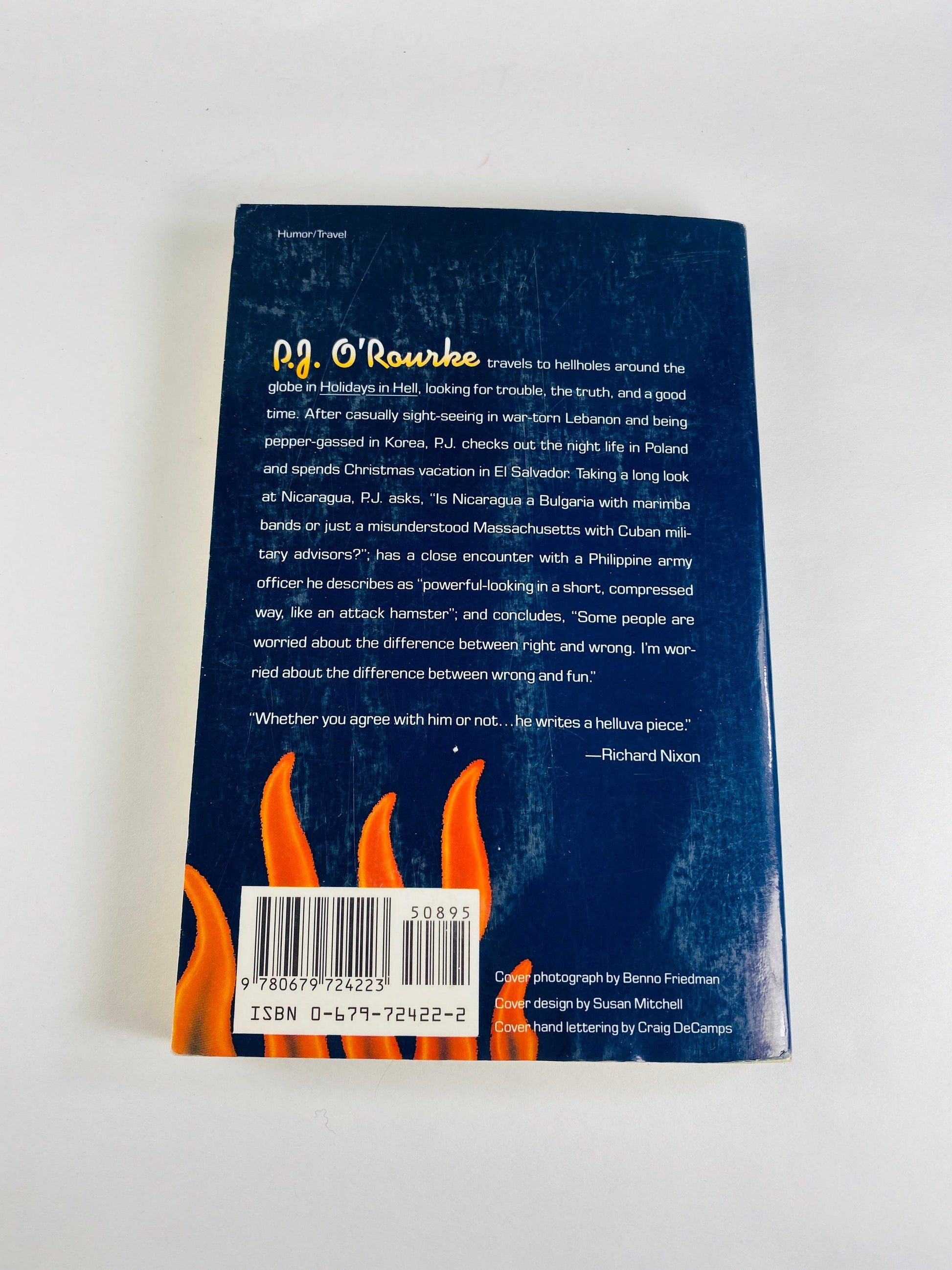 Holidays in Hell by PJ O'Rourke vintage paperback book circa 1988 Libertarian economics, capitalism Free thinking intellectual