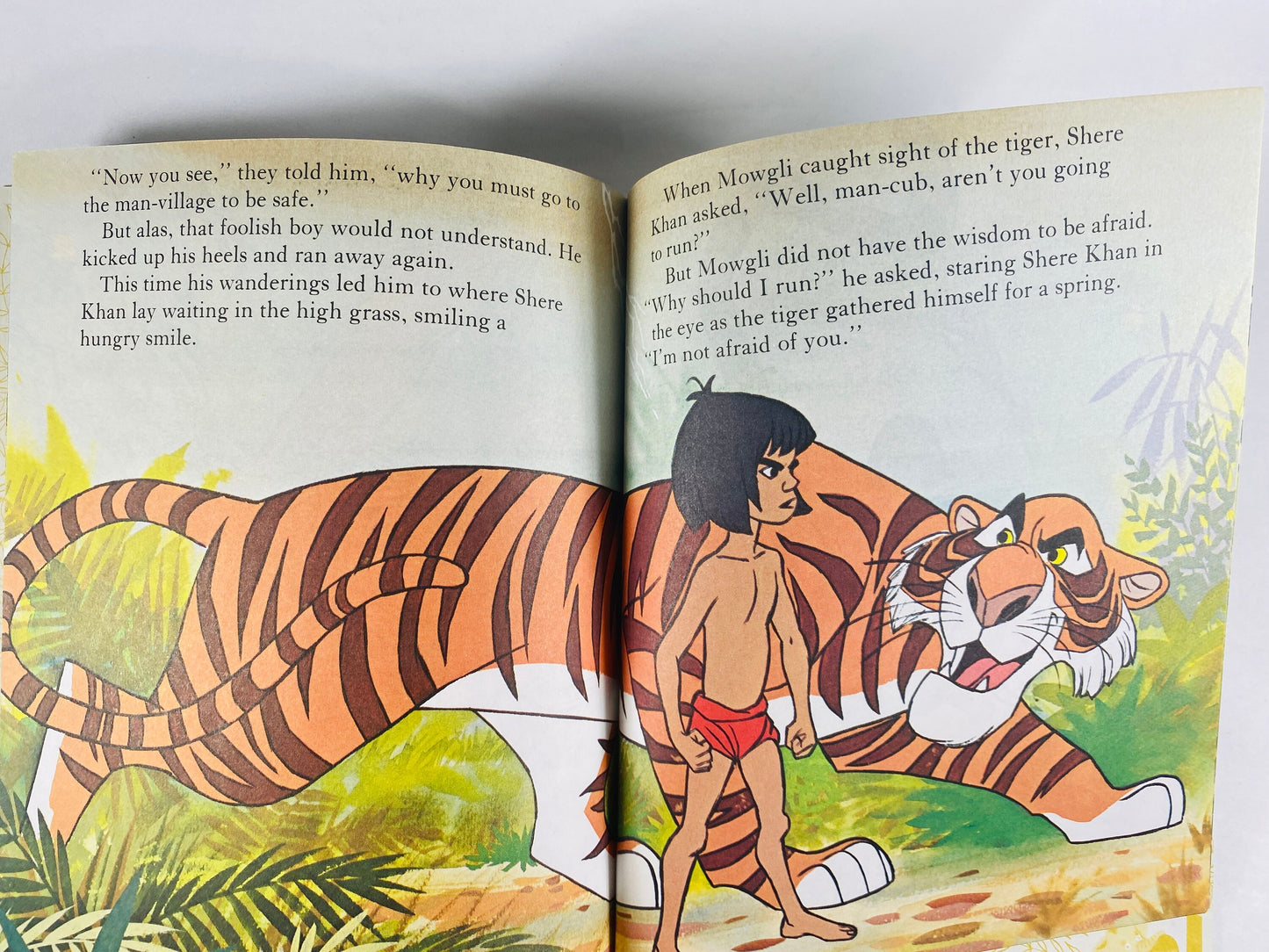 Jungle Book vintage Little Golden Book by Walt Disney Children's stocking stuffer gift