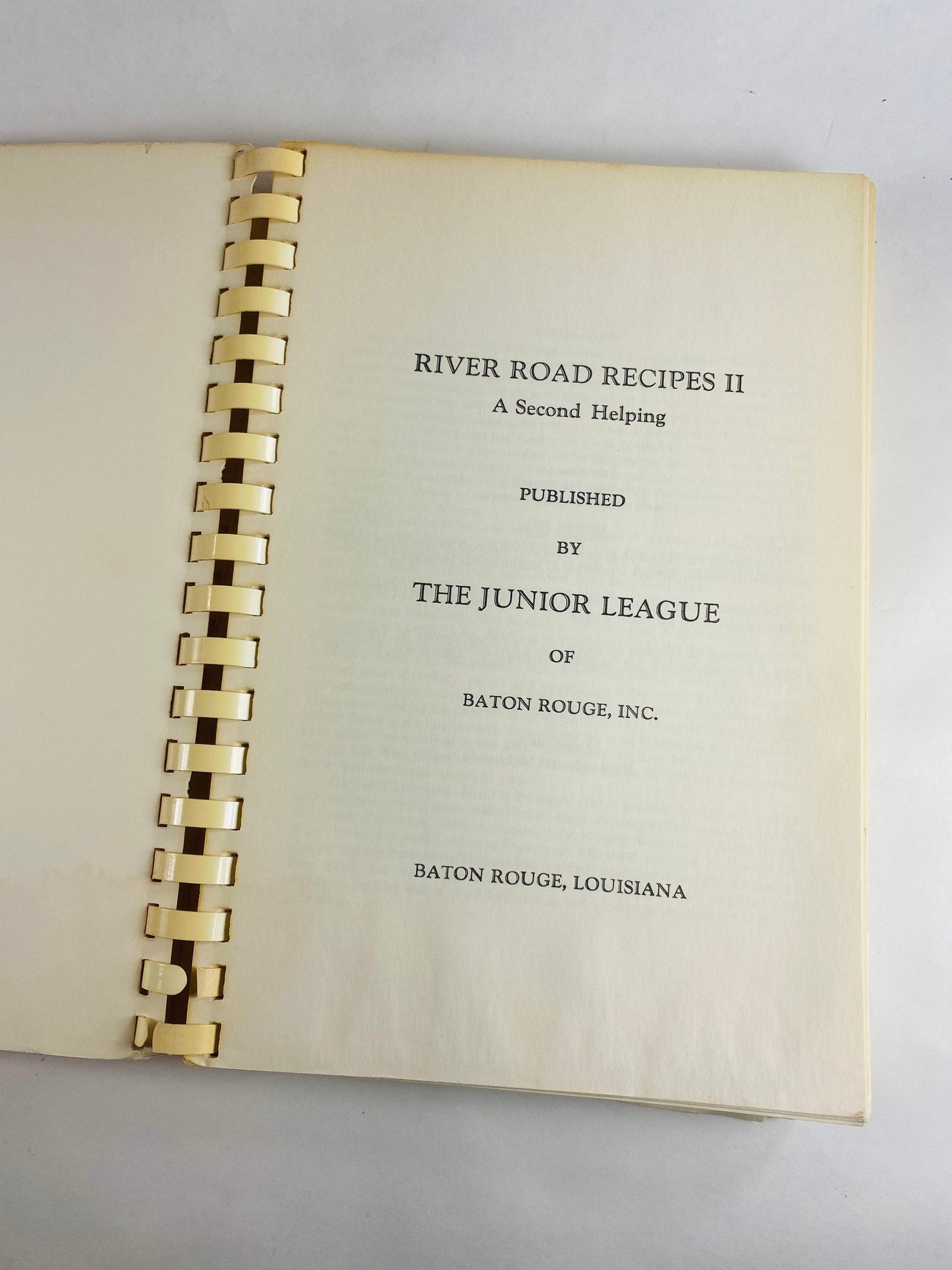 River Road Recipes Cookbook II by Junior League Of Baton Rouge, Louisiana Vintage cookbook circa 1976 Cajun Creole Acadian Jambalaya