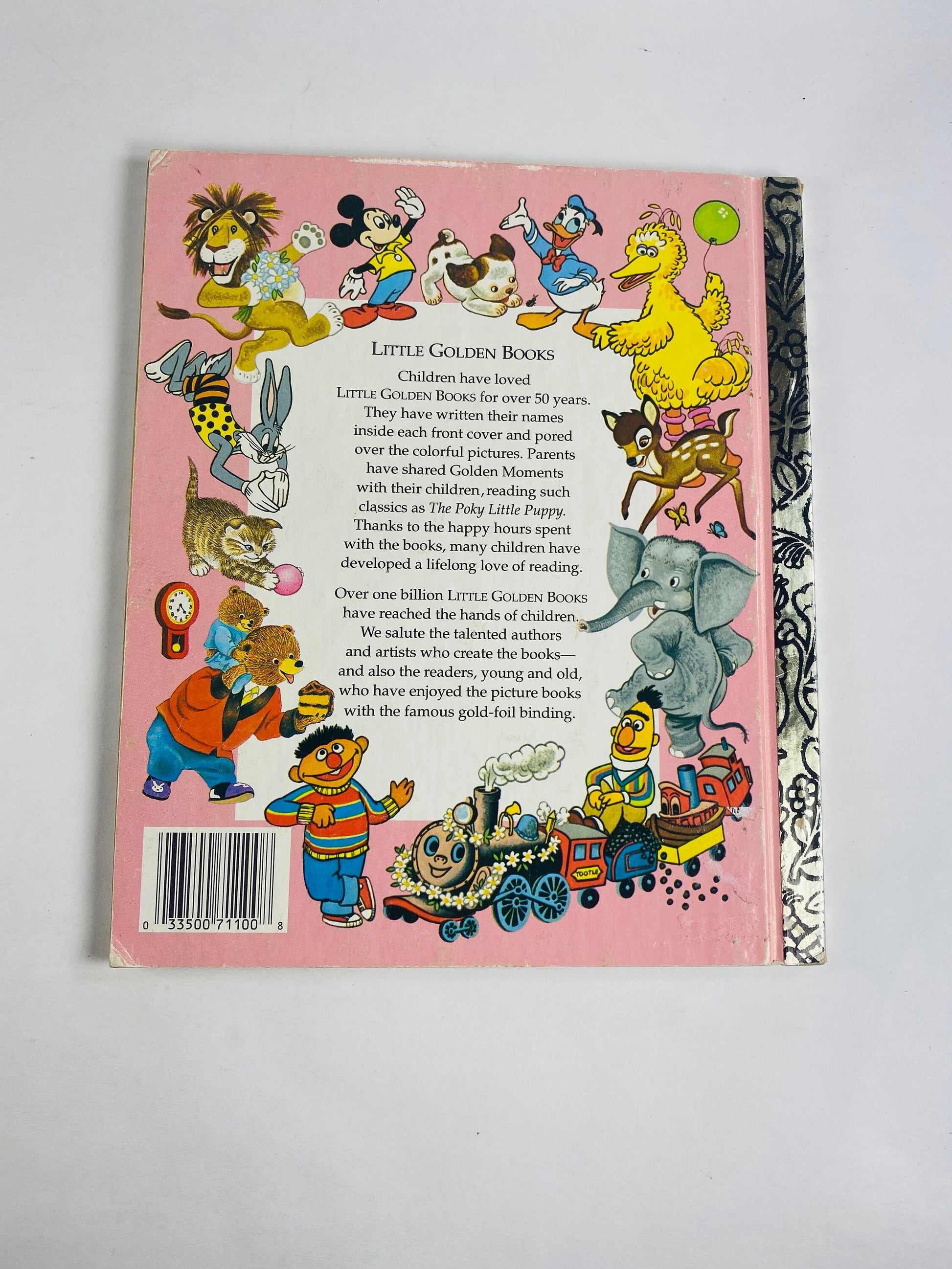 1987 Donald Duck vintage Little Golden Book by Walt Disney Some Ducks have all the Luck Stocking stuffer children gift