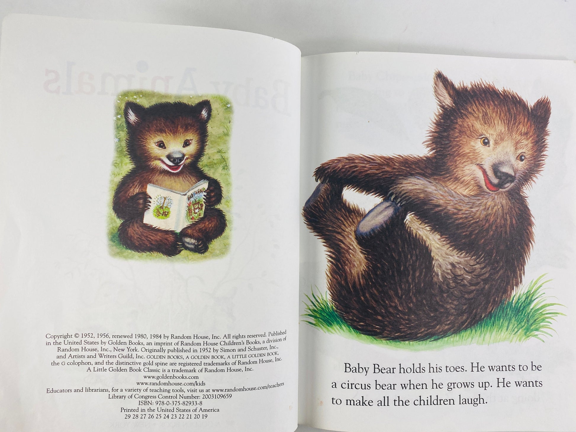 Baby Animals vintage Little Golden Book by Garth Williams Christmas stocking stuffer children's gift