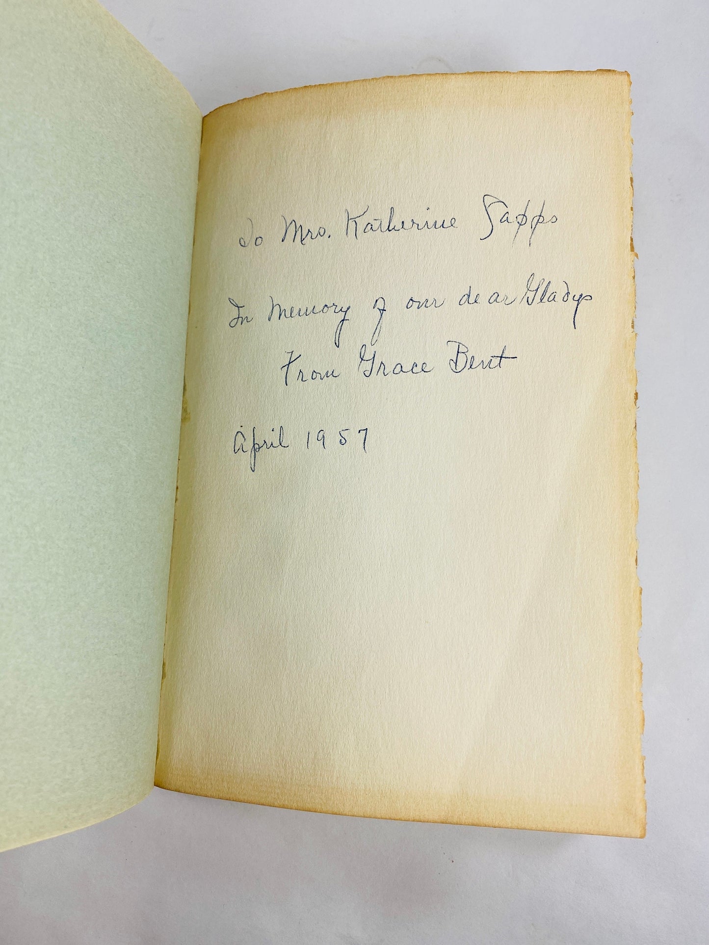 Gladys Newberry Bent married Charles Edward RARE poetry book SIGNED by Grace circa 1957 Manchester Connecticut Los Angeles California Pomona