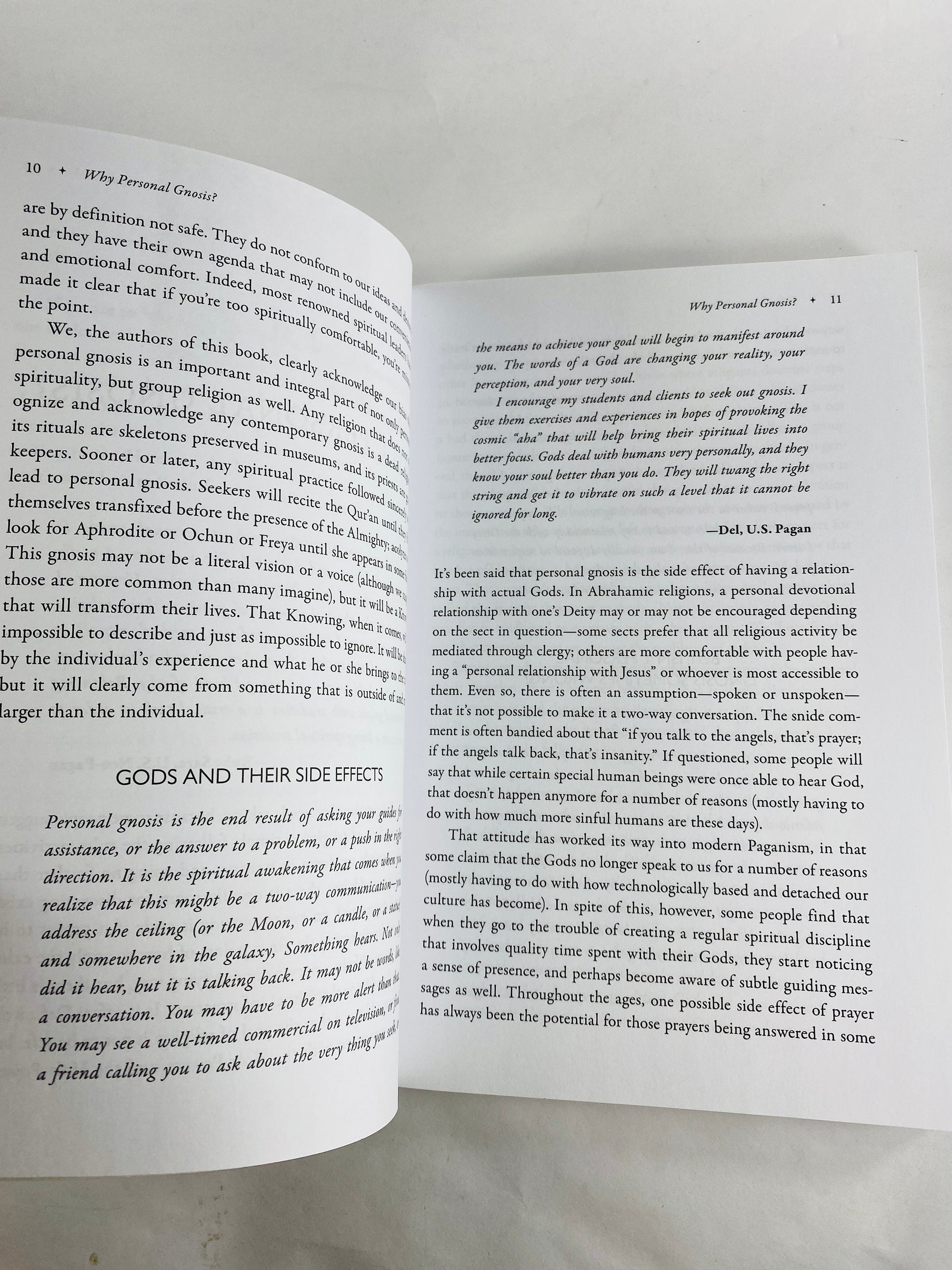 Talking to the Spirits vintage occult book Personal Gnosis in Pagan religion Afterlife Spiritualism clairvoyance