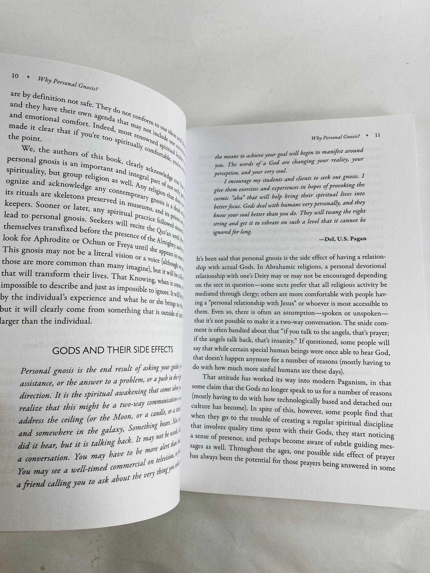 Talking to the Spirits vintage occult book Personal Gnosis in Pagan religion Afterlife Spiritualism clairvoyance