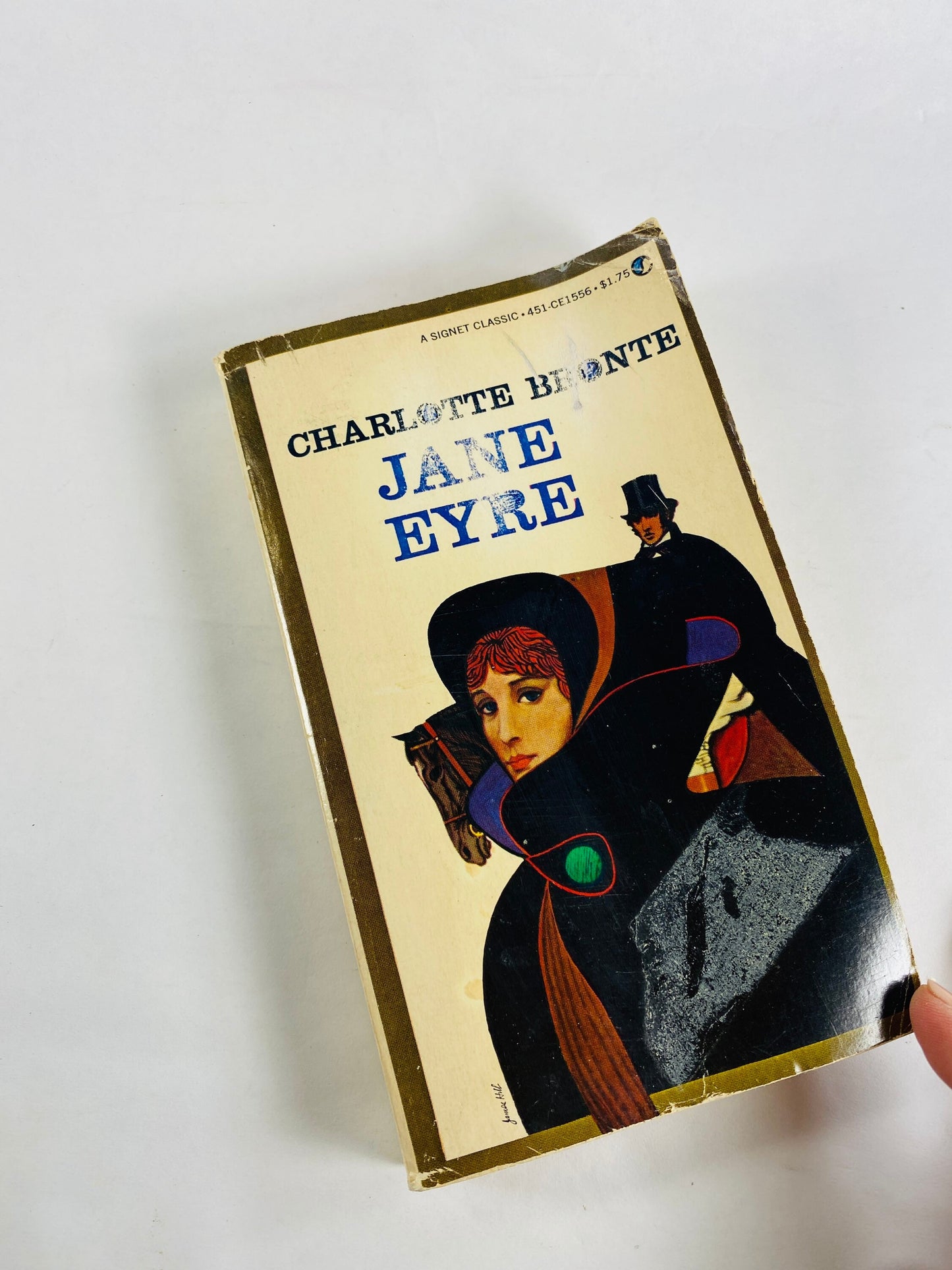 1960 Jane Eyre by Signet paperback book New American Library. Christmas stocking stuffer