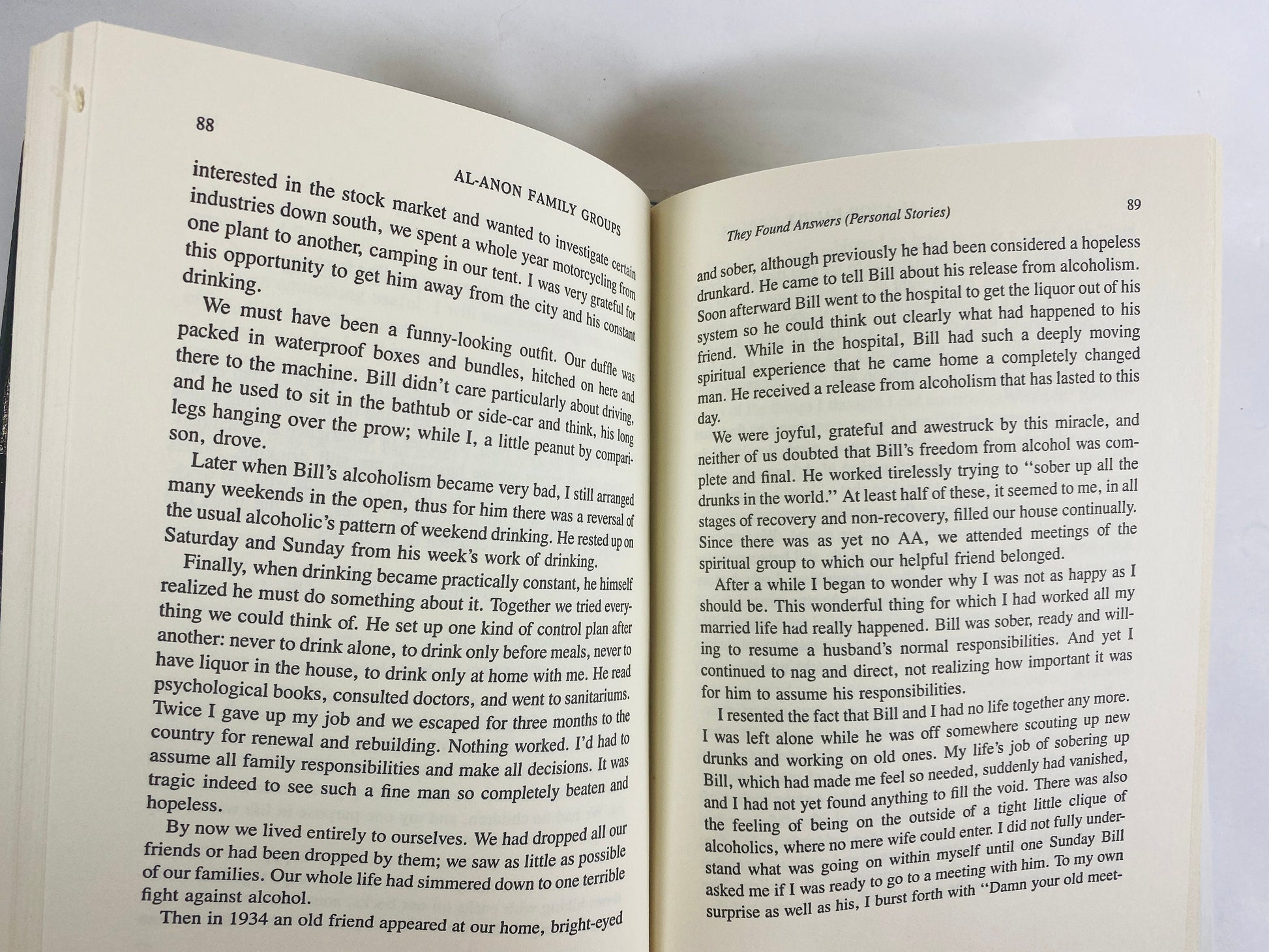 Al-Anon Family Groups vintage book circa 1984 Alcoholics Anonymous Recovery, Addiction, AA, Al-Anon, sobriety, gift.