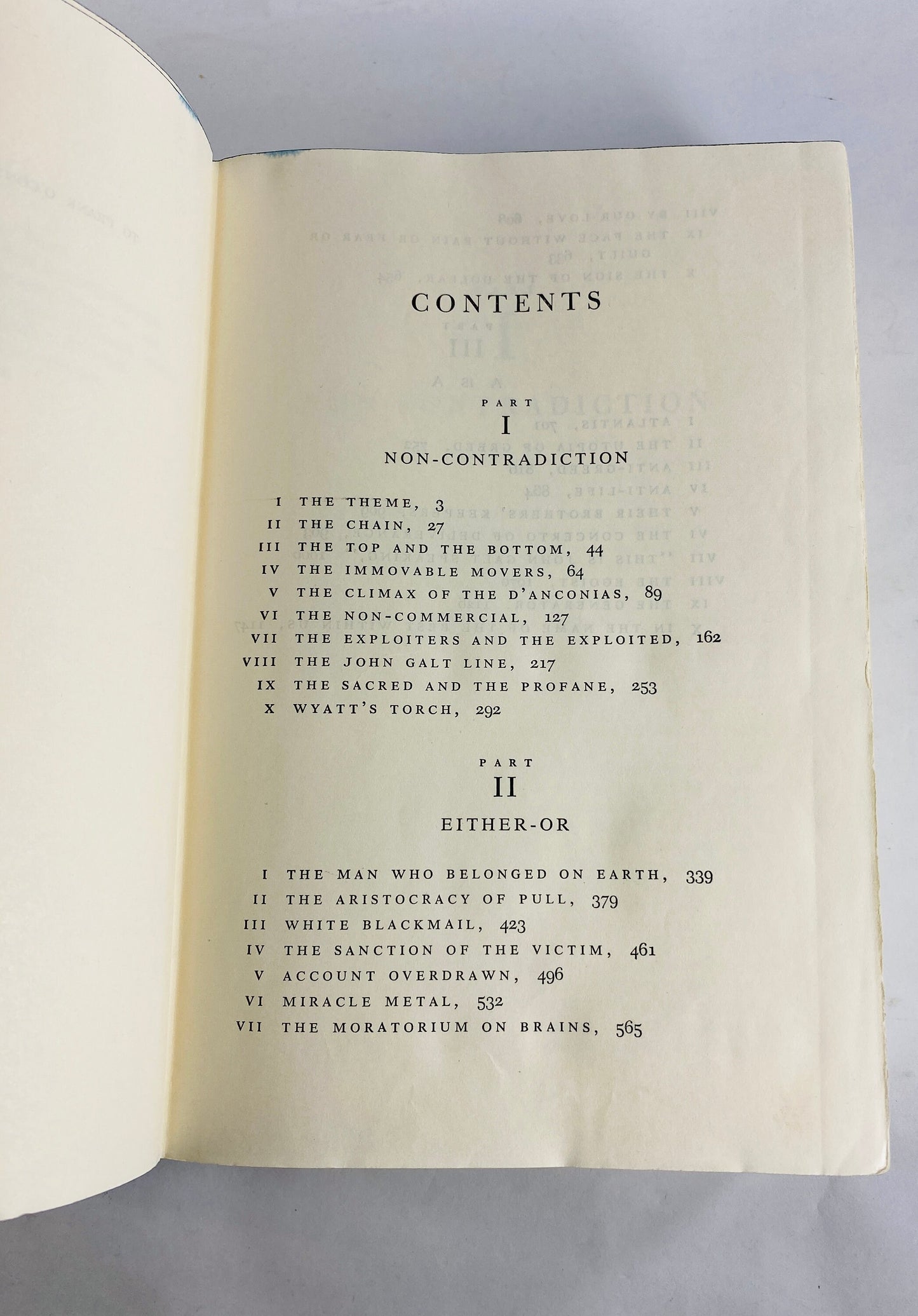 FIRST EDITION Ayn Rand Atlas Shrugged vintage book circa 1957 Second printing Nathaniel Branden Objectivism John Galt. Poor Condition