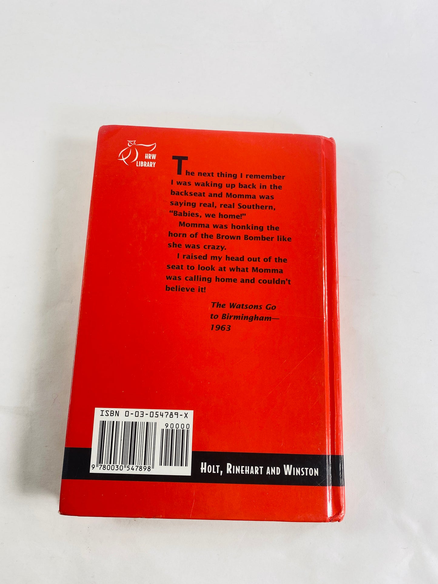 Watsons go to Birmingham vintage book Christopher Paul Curtis 1995 historical-fiction novel about a family in 1963 Civil Rights Movement