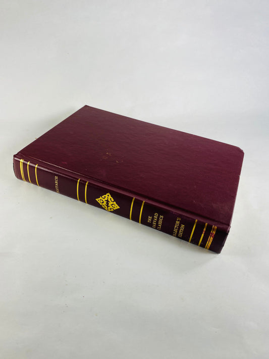 Plutarch "Though boys throw stones at frogs in sport, the frogs do not die in sport but in earnest" vintage Harvard Classics book philosophy