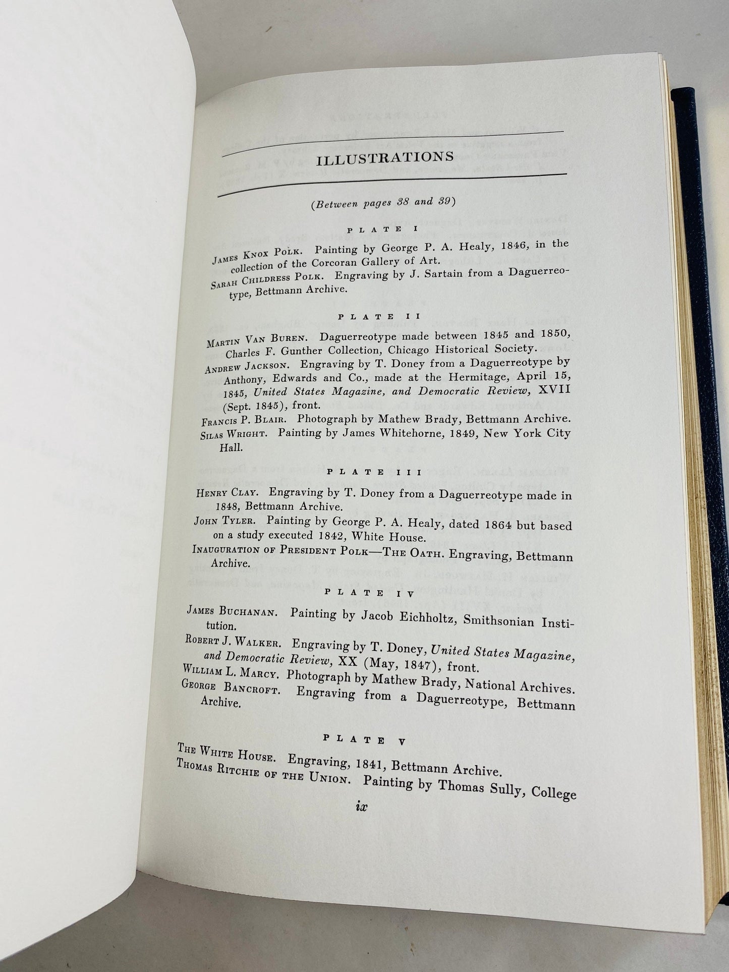 James Polk manifest destiny President Oregon Territory Texas California American Southwest vintage Easton Press book Volume 2 Patina Blue