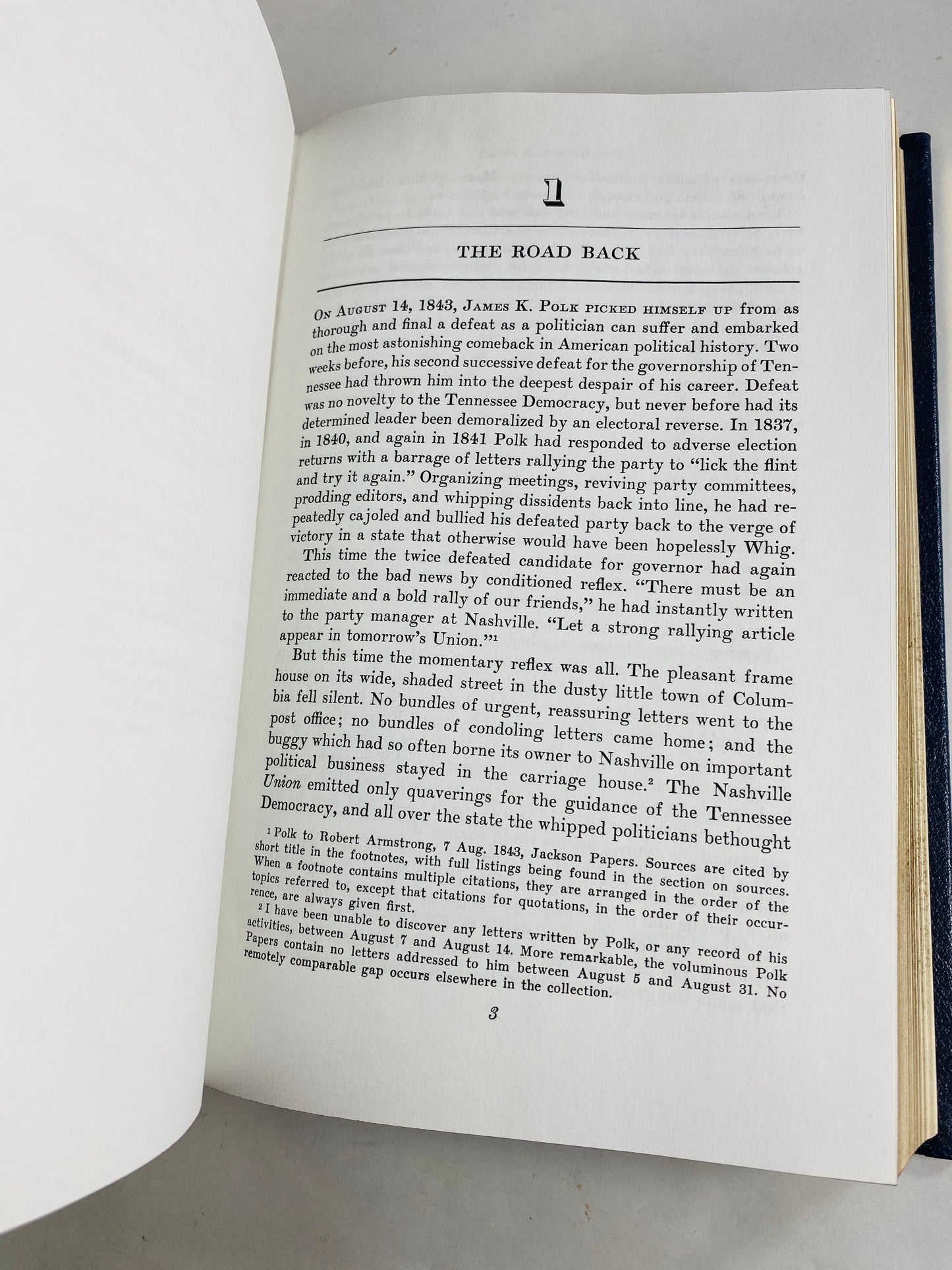 James Polk manifest destiny President Oregon Territory Texas California American Southwest vintage Easton Press book Volume 2 Patina Blue