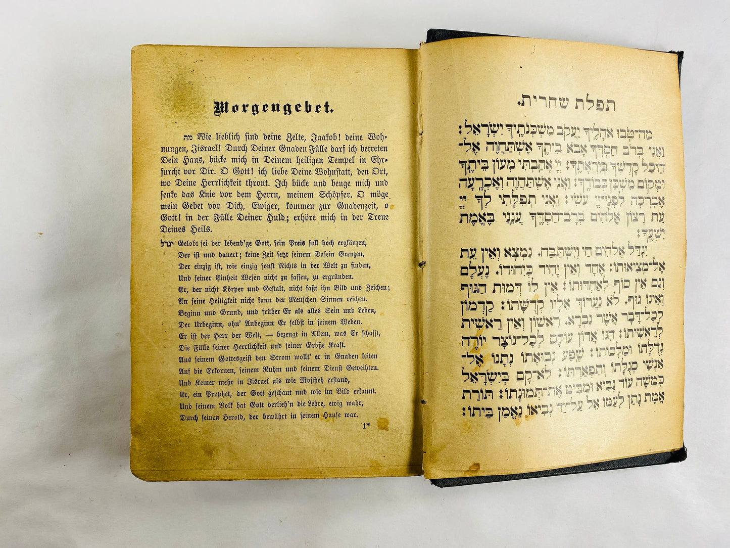1919 Antique Festival prayers of the Israelites vintage Machsor book written in German Michael Sachs Festgebete der Israeliten