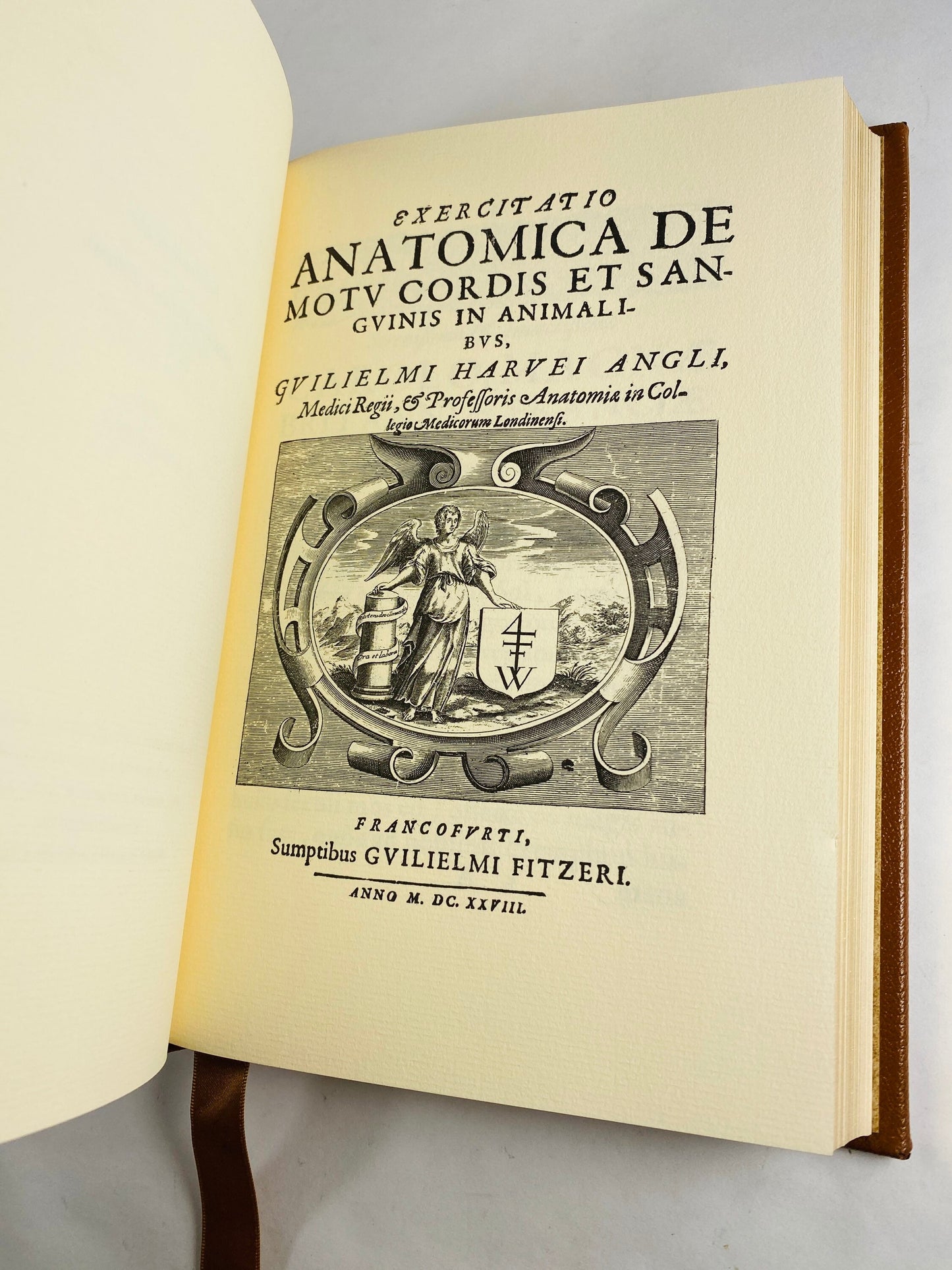 Exercitatio Anatomica de Motu Cordis et Sanguinis in Animalibus vintage Medicine book William Harvey Motion of the Heart and Blood doctor