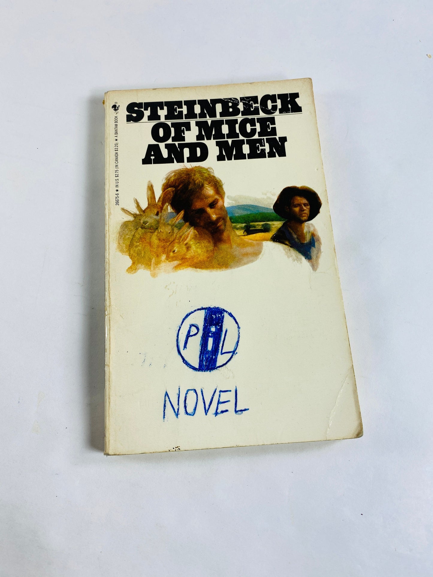 John Steinbeck East of Eden Red Horse Pearl vintage paperback book Of Mice and Men Pulitzer Prize Bantum circa 1980s