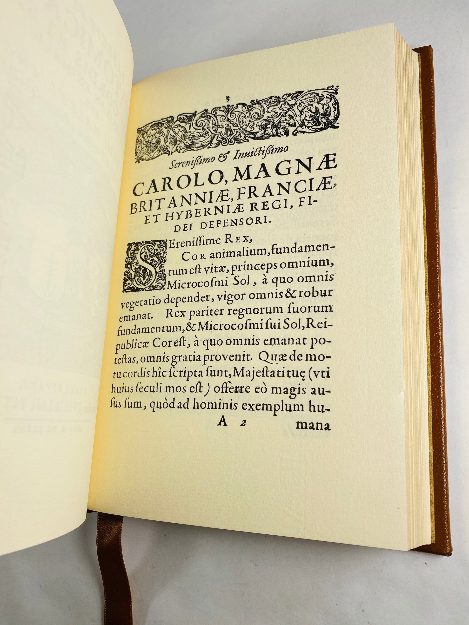 Exercitatio Anatomica de Motu Cordis et Sanguinis in Animalibus vintage Medicine book William Harvey Motion of the Heart and Blood doctor