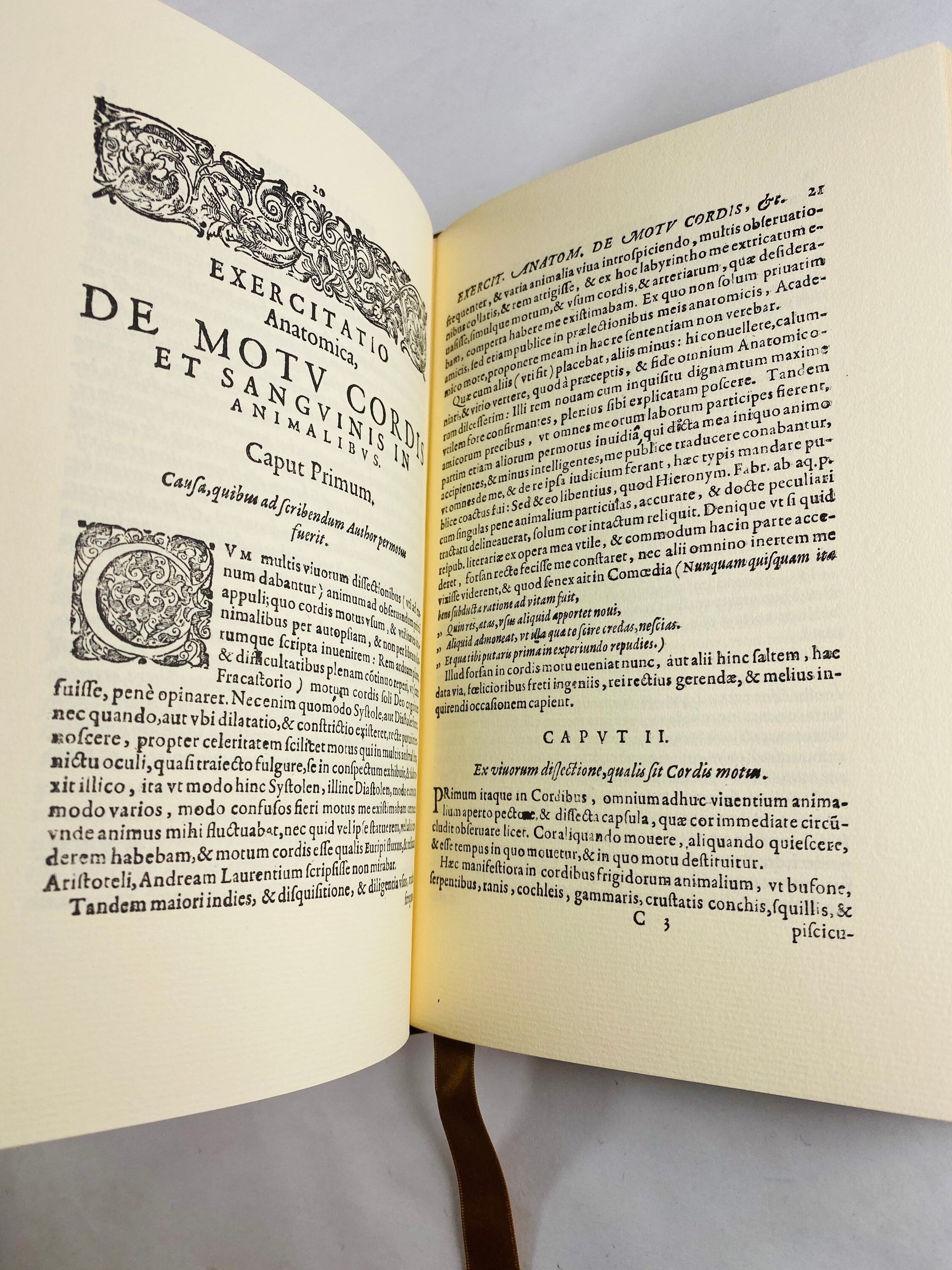 Exercitatio Anatomica de Motu Cordis et Sanguinis in Animalibus vintage Medicine book William Harvey Motion of the Heart and Blood doctor