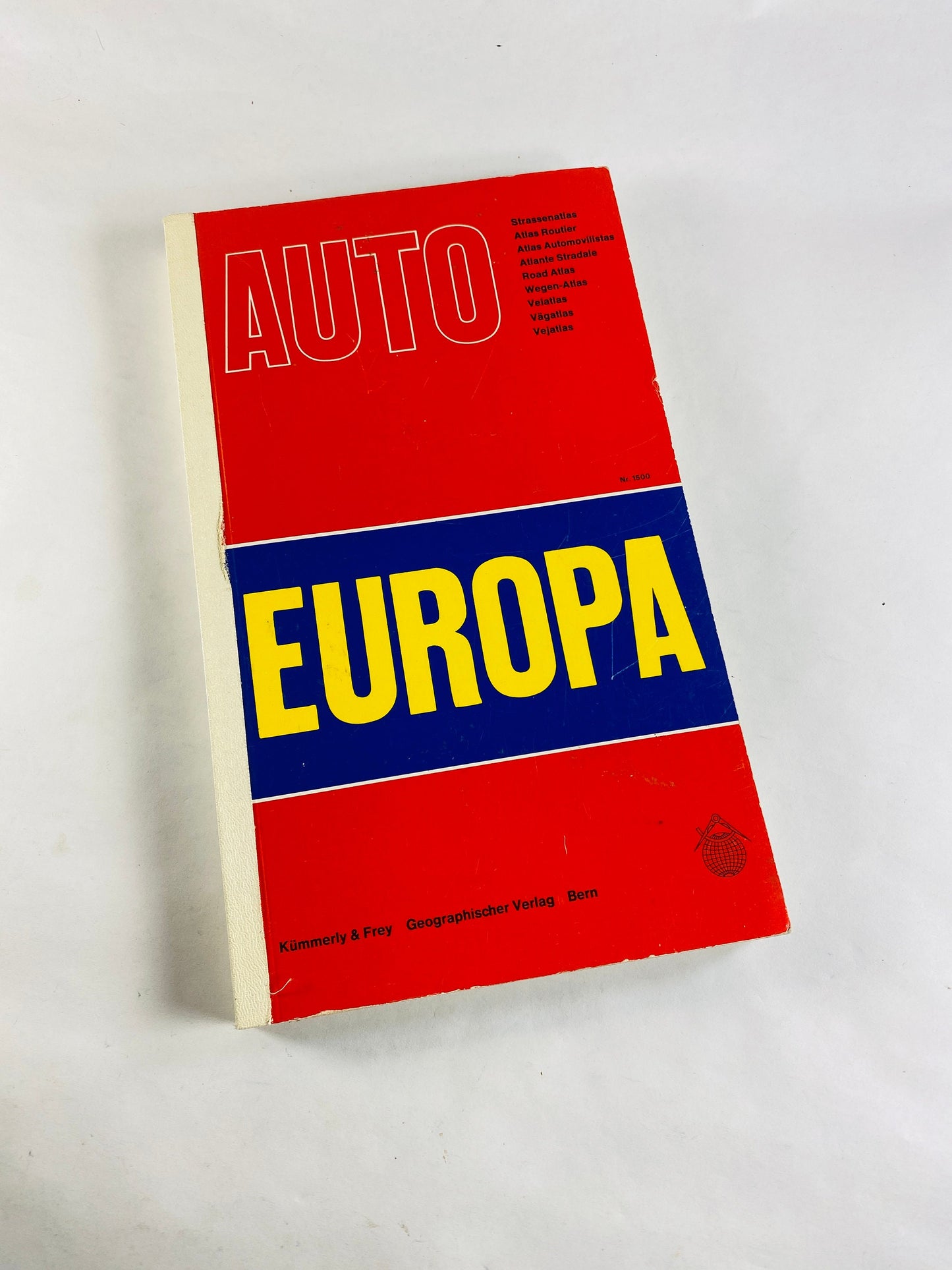 1970s Europa Vintage Europe atlas maps collectible souvenir. Europe Travel global expat Mother's Day gift.