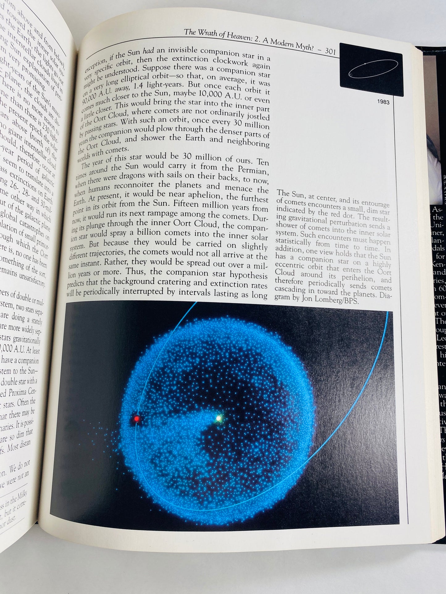 Comet vintage book circa 1985 by Carl Sagan author or Cosmos Astronomy cosmology astrophysicist astrobiology science. Gift