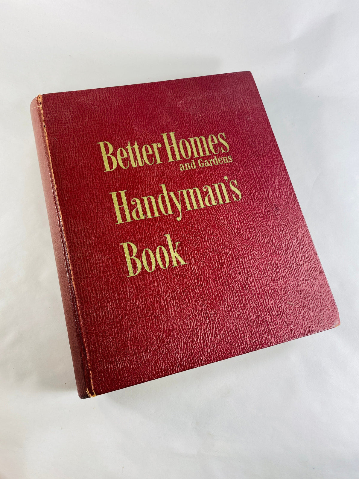 Better Homes and Gardens Handyman's Book circa 1951 FIRST EDITION vintage book binder. DIY Tools Fantastic retro decor! Father's Day Gift