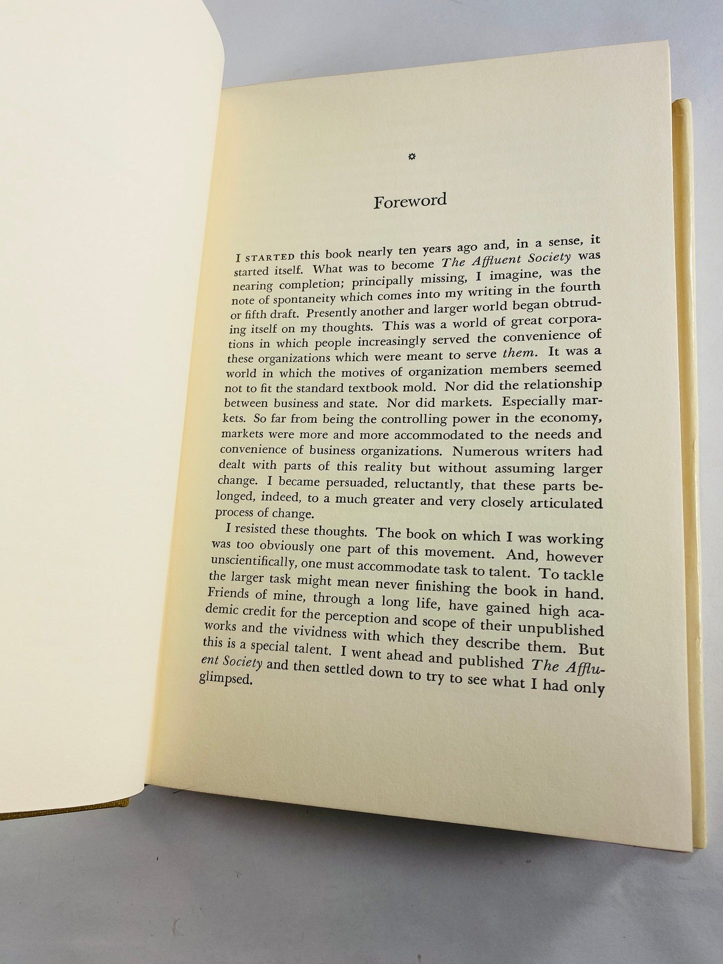 John Kenneth Galbraith FIRST EDITION New Industrial State vintage book circa 1967 about class struggle economics and large company control