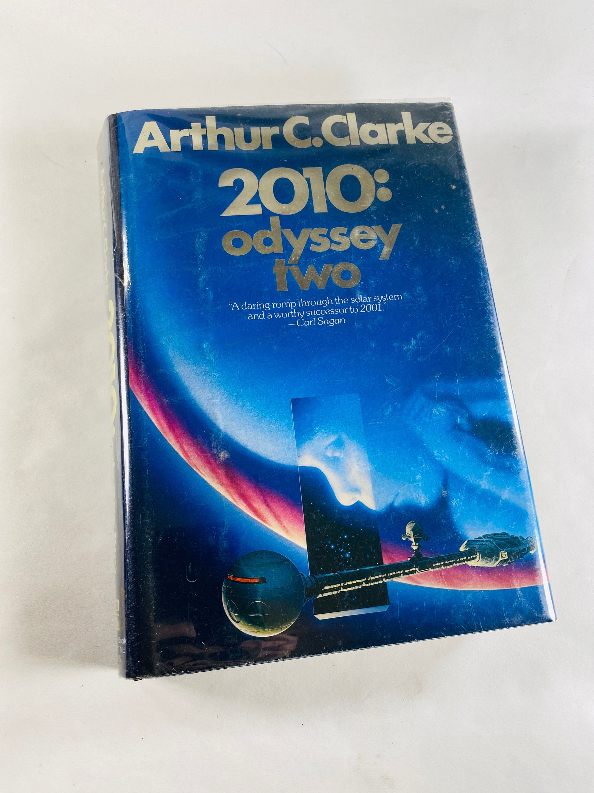 Arthur C Clarke 2010 Space Odyssey Two FIRST EDITION vintage book circa 1982 science fiction Nebula & Hugo awards