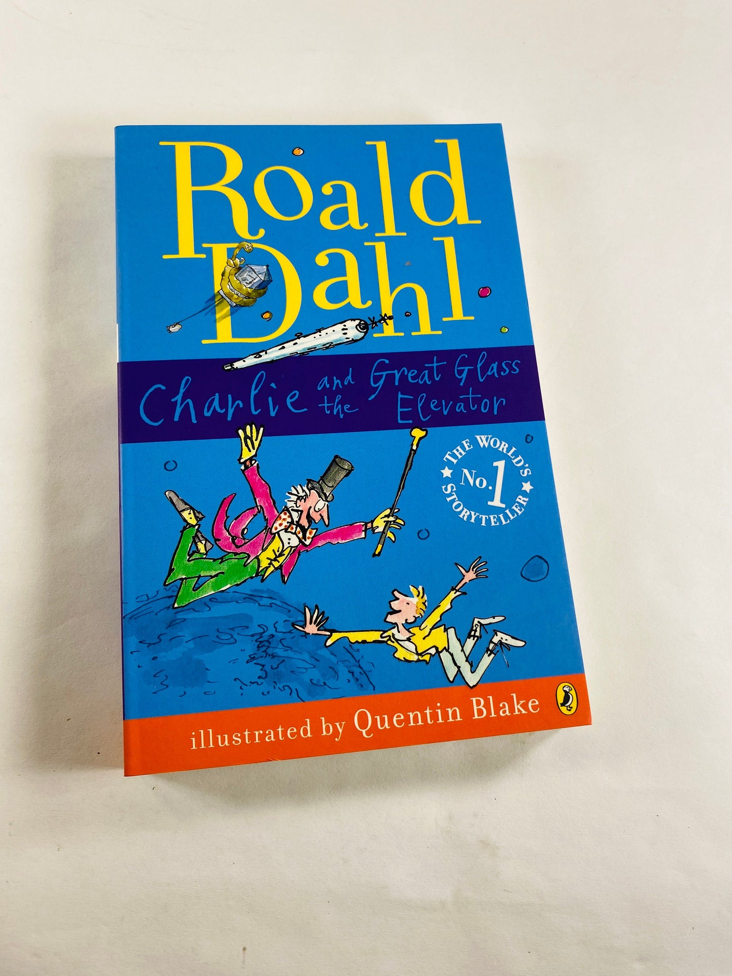 Roald Dahl Vintage paperback book set James and the Giant Peach, Boy, Charlie and the Chocolate Factory circa 1985