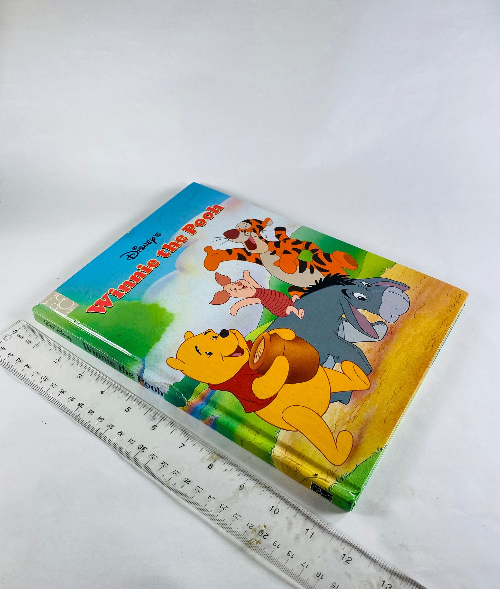 Winnie the Pooh vintage Walt Disney book beautifully illustrated featuring Eeyore Tigger and piglet circa 1996 Large children's book