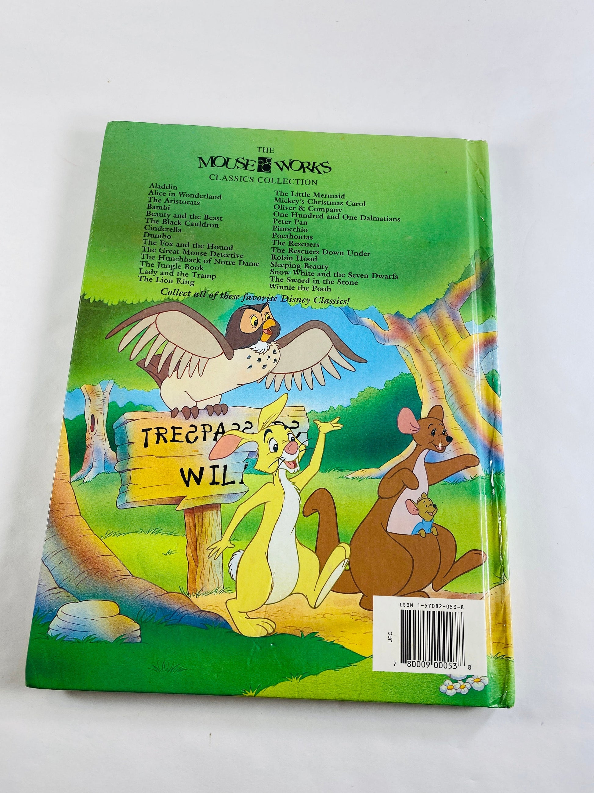 Winnie the Pooh vintage Walt Disney book beautifully illustrated featuring Eeyore Tigger and piglet circa 1996 Large children's book