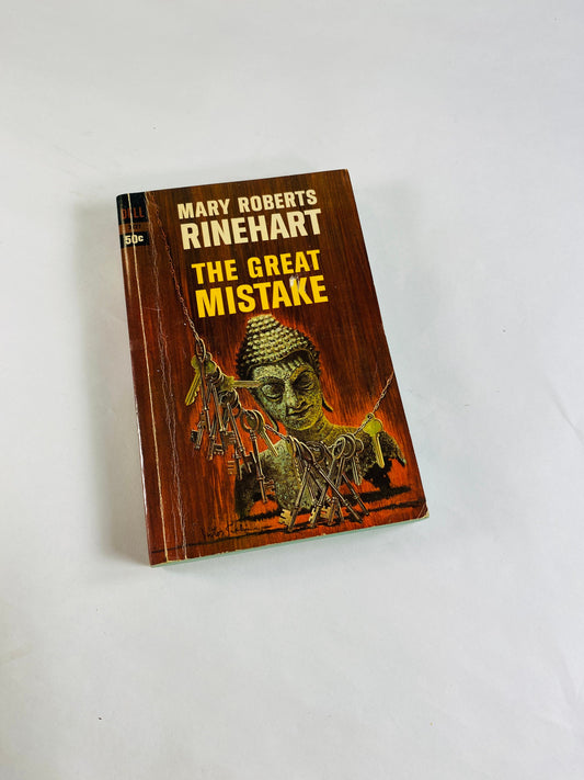 Great Mistake by Mary Roberts Rinehart vintage Dell Mystery paperback book circa 1964 Murder leads to scandal at a wealthy woman's mansion