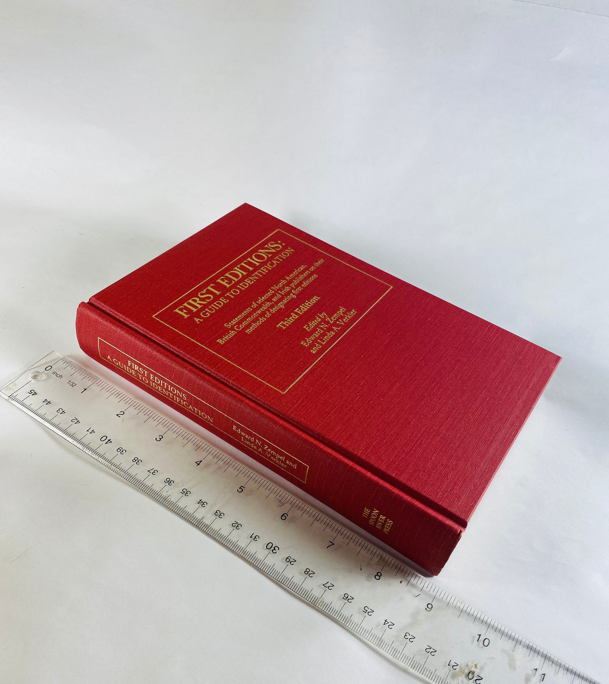 First Editions vintage Guide to Identification book by Zempel Highly sought after reference manual for book collectors and booksellers