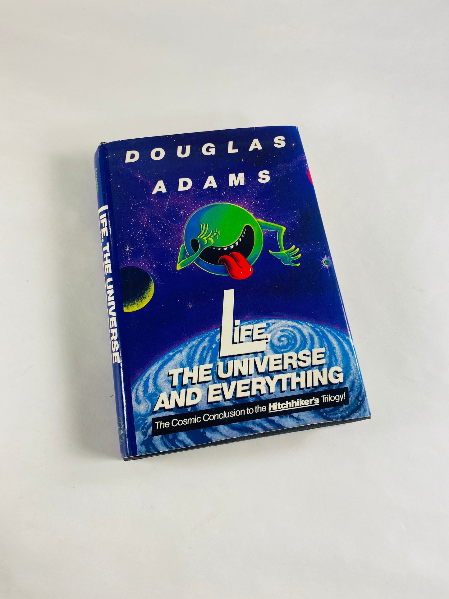 Life, the Universe and Everything Hitchhiker's Guide to the Galaxy vintage Douglas Adams FIRST EDITION book circa 1982. Hardback