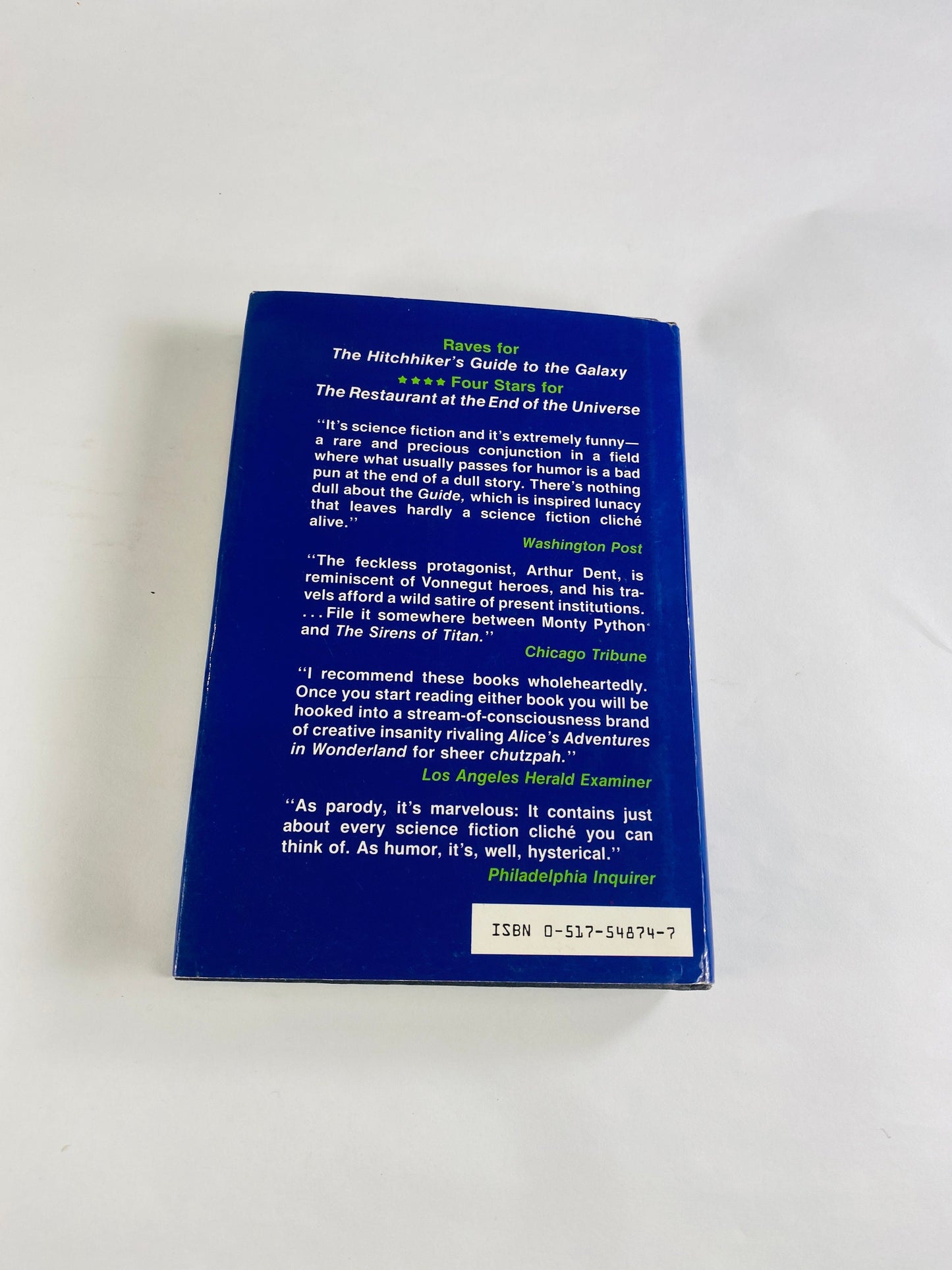 Life, the Universe and Everything Hitchhiker's Guide to the Galaxy vintage Douglas Adams FIRST EDITION book circa 1982. Hardback