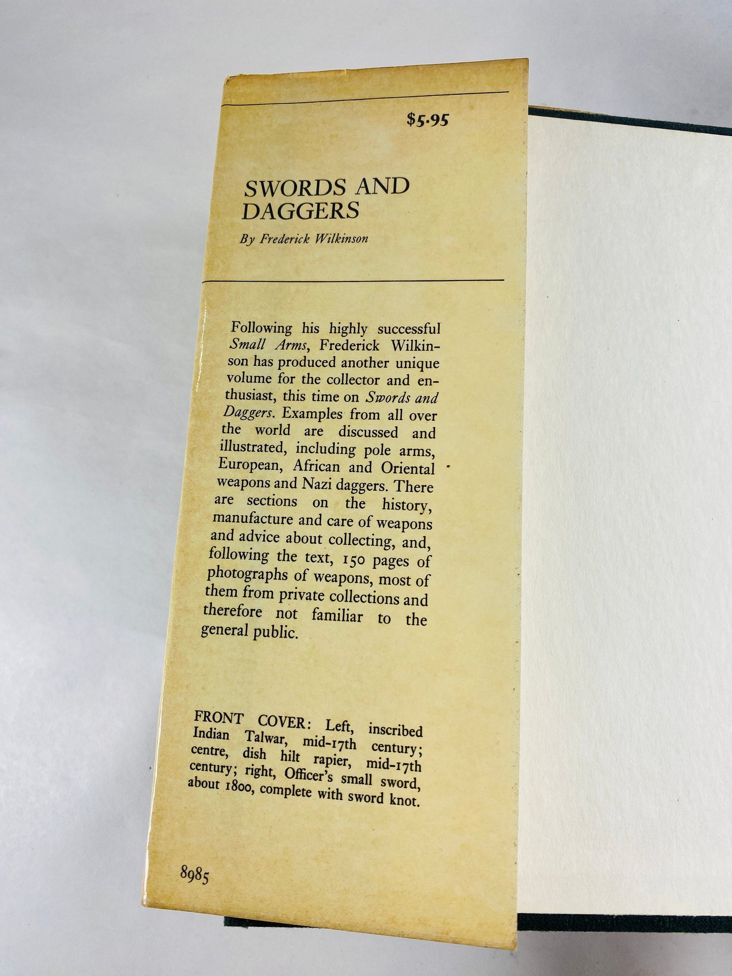 Swords & Daggers FIRST EDITION vintage book by Frederick Wilkinson circa 1968 collector and enthusiast gift Boyfriend Birthday