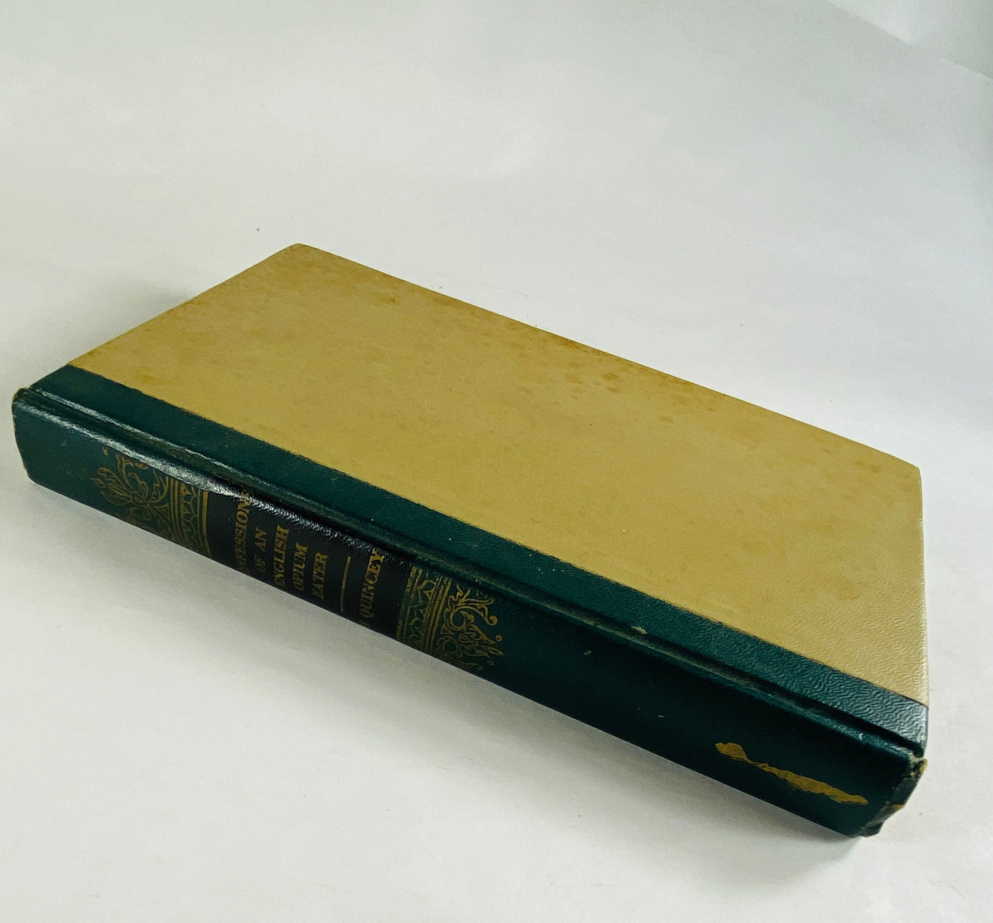 Confessions of an English Opium-Eater vintage book by Thomas De Quincey circa 1932