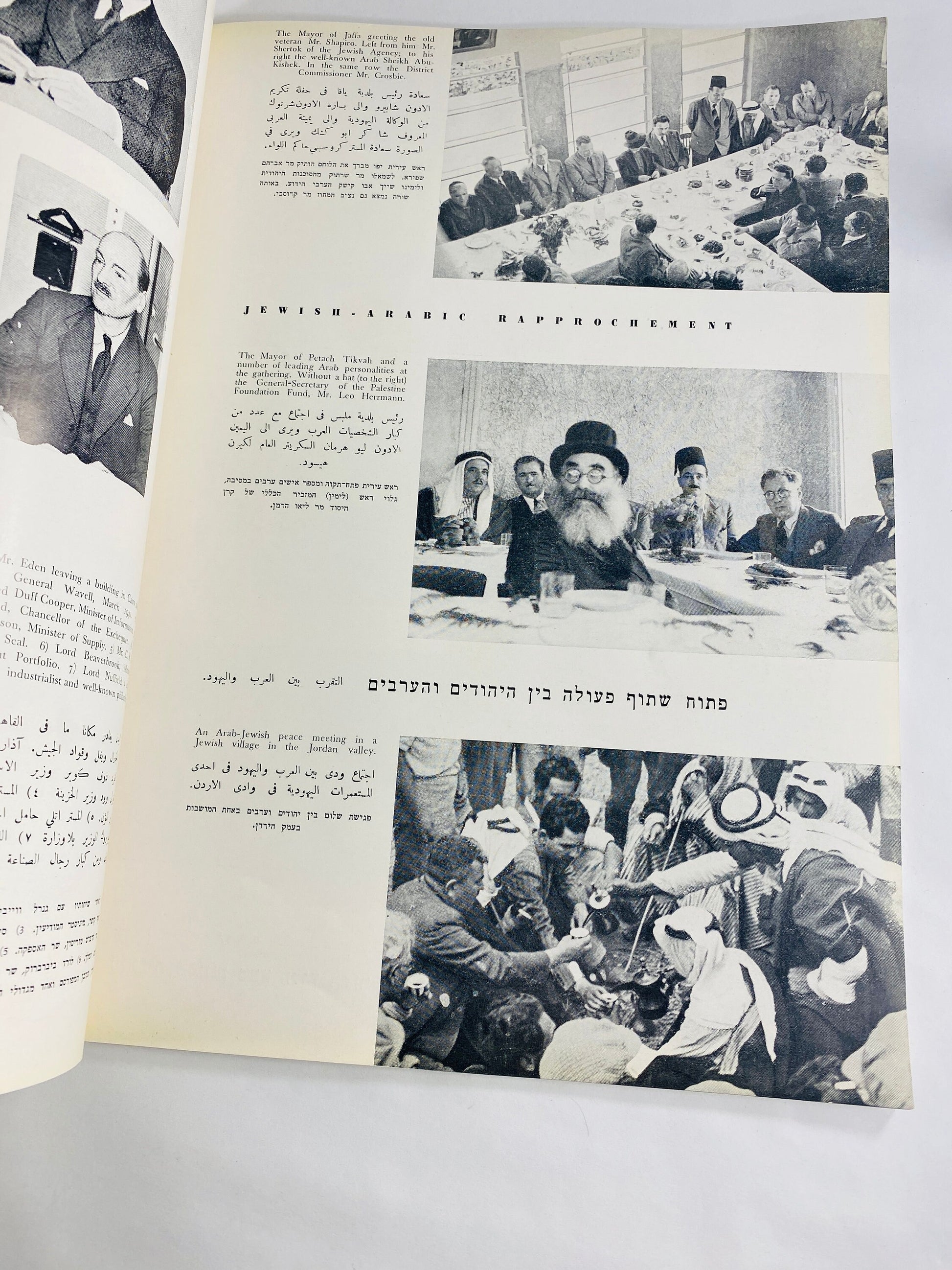 1941 Vintage Palestine and the War SCARCE British Axis powers propaganda Olympia edition Martin Feuchtwanger Tel Aviv Israel
