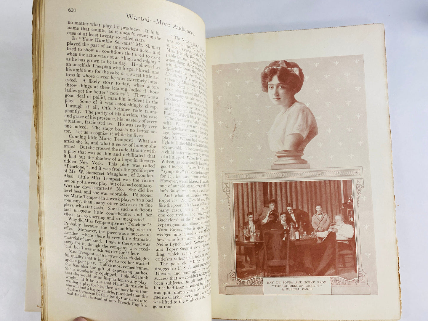 1910 vintage Cosmopolitan Magazine Vol 48 No 5 featuring Only Opera Octopus by Pierre Van Rensselaer Key, Imagination by Charles Ferguson